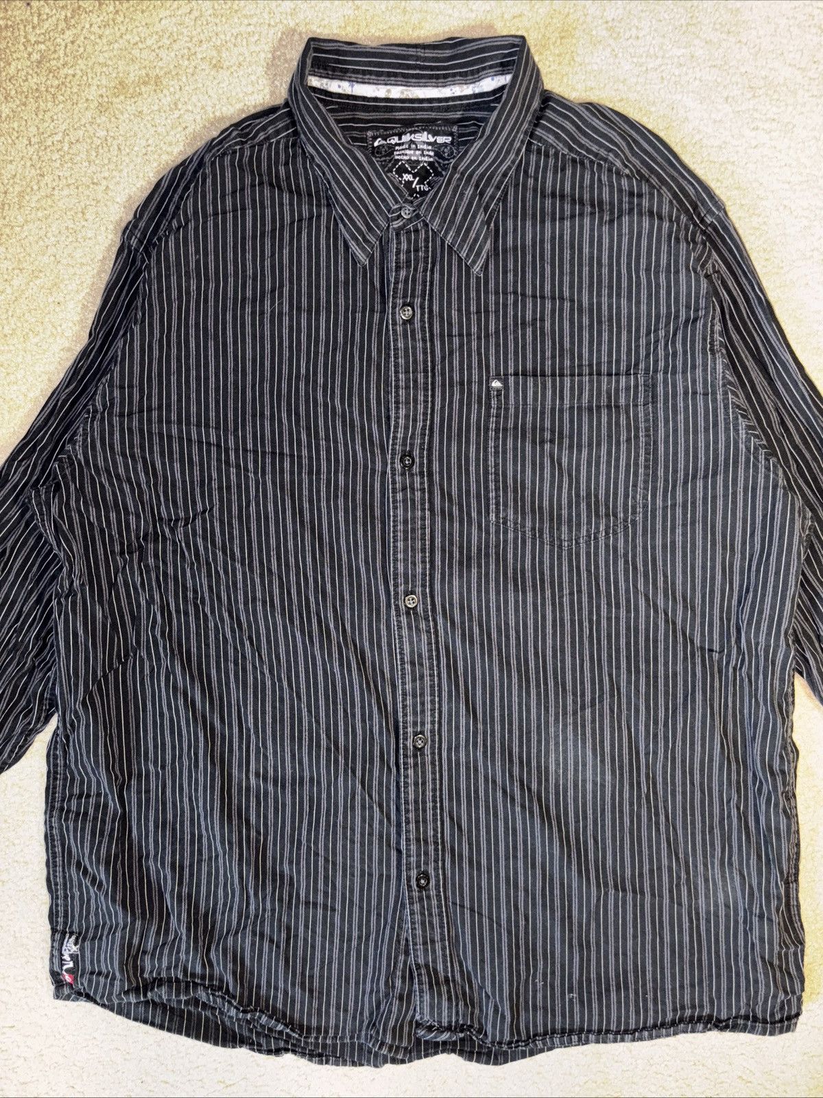 Quiksilver Quicksilver Long Sleeve Button Down Shirt Mens XXL Size US XXL / EU 58 / 5 - 5 Thumbnail