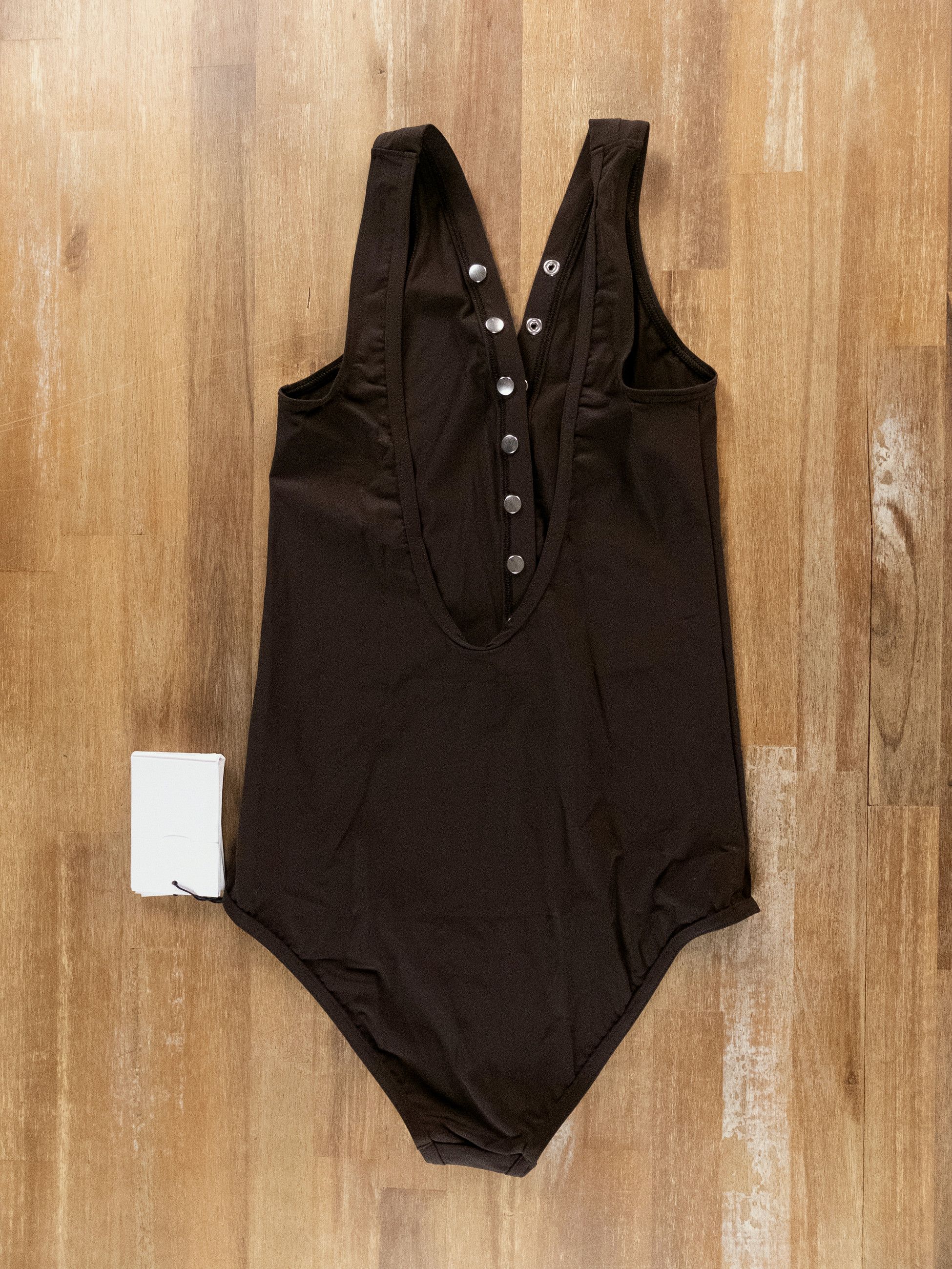Bottega Veneta BOTTEGA VENETA brown one piece swimsuit Size Medium 6 US Size 28" / US 6 / IT 42 - 6 Thumbnail