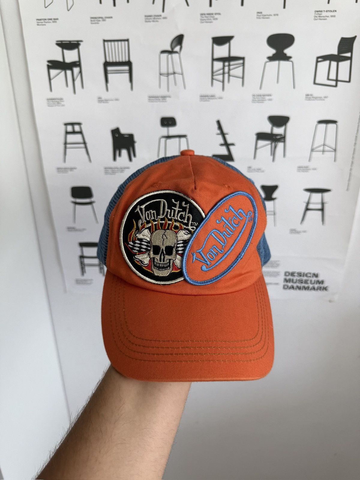 Von Dutch Vintage y2k Von Dutch trucker cap hat avantgarde skate swag Size ONE SIZE - 2 Thumbnail