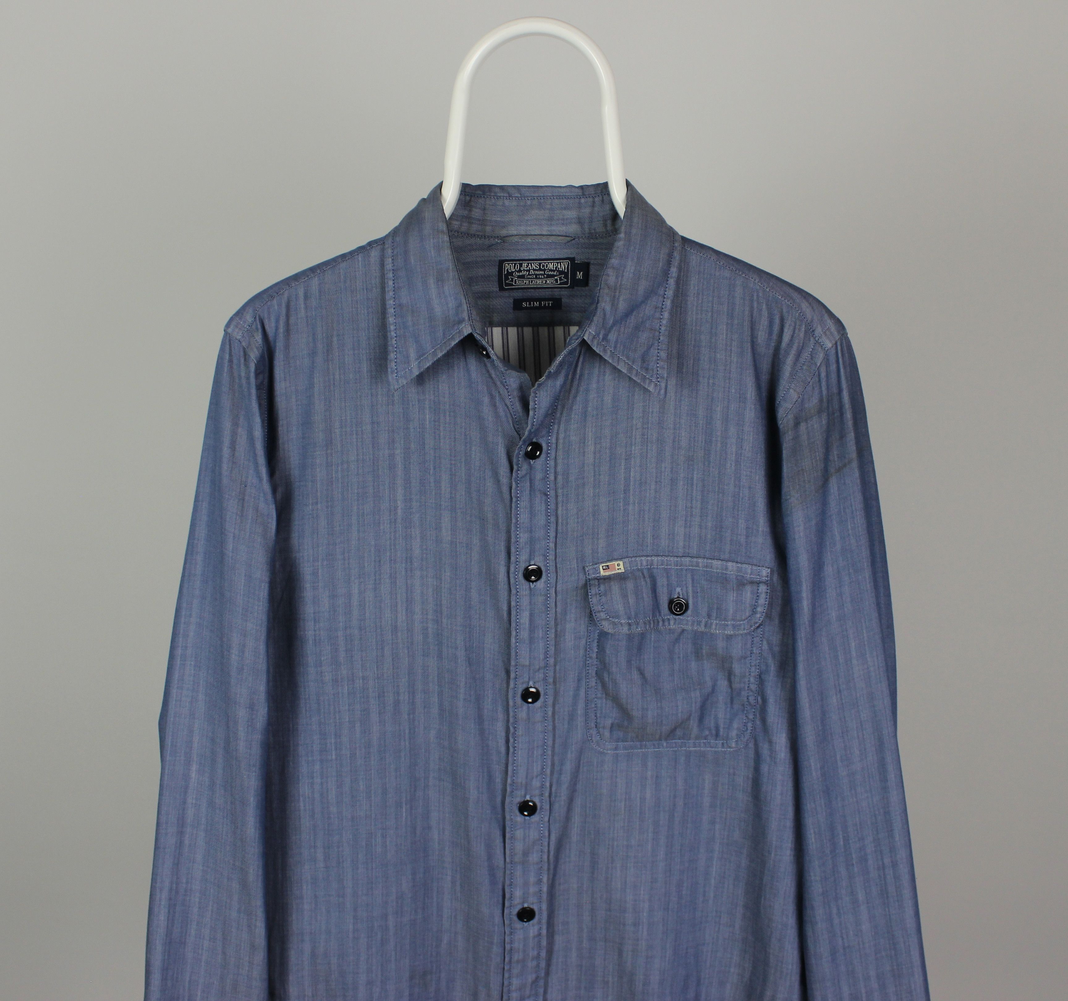 Polo Ralph Lauren Polo Ralph lauren jeans Co shirt men cotton blue M L Size US M / EU 48-50 / 2 - 1 Thumbnail