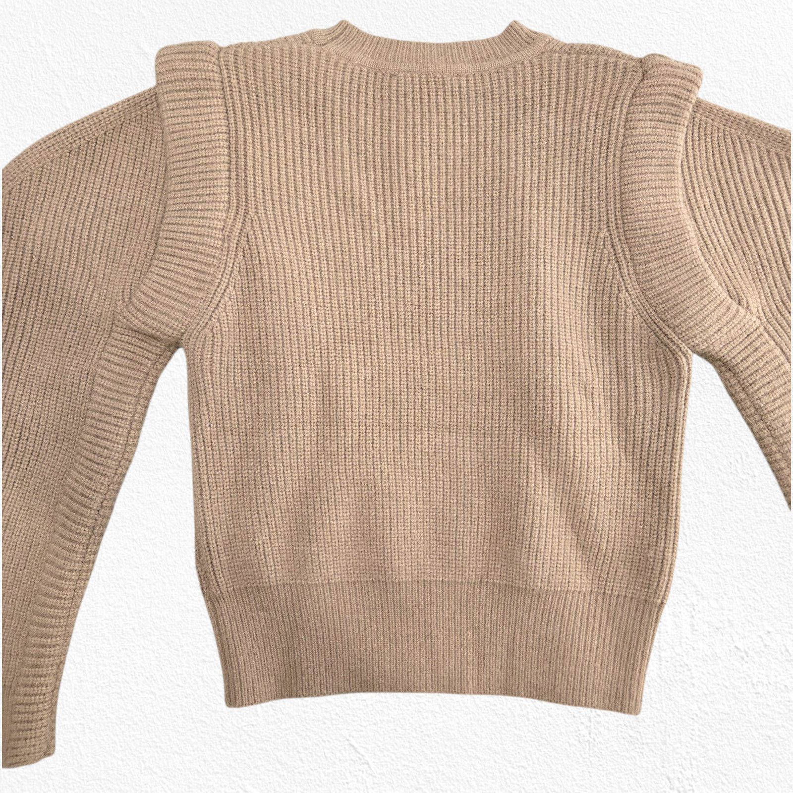 ASTR The Label ASTR the Label Camel Puff Shoulder Sweater Knit Size Medium Size M / US 6-8 / IT 42-44 - 8 Thumbnail