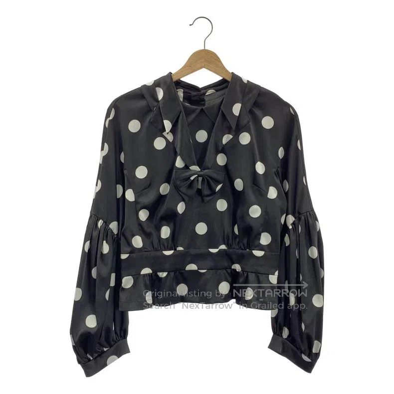 Comme des Garcons Comme Des Garcons Polka Dot Ribbon Puff Sleeve Shirt Size S / US 4 / IT 40 - 1 Thumbnail