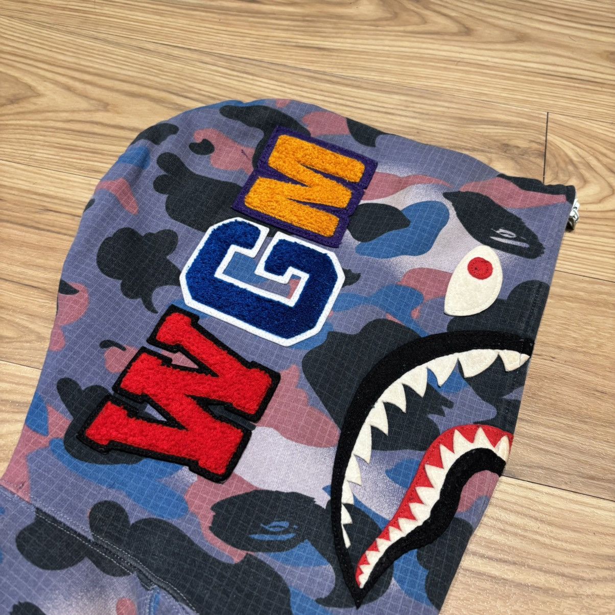 Bape Bape Grid Camo Shark Full-Zip Size US L / EU 52-54 / 3 - 4 Thumbnail