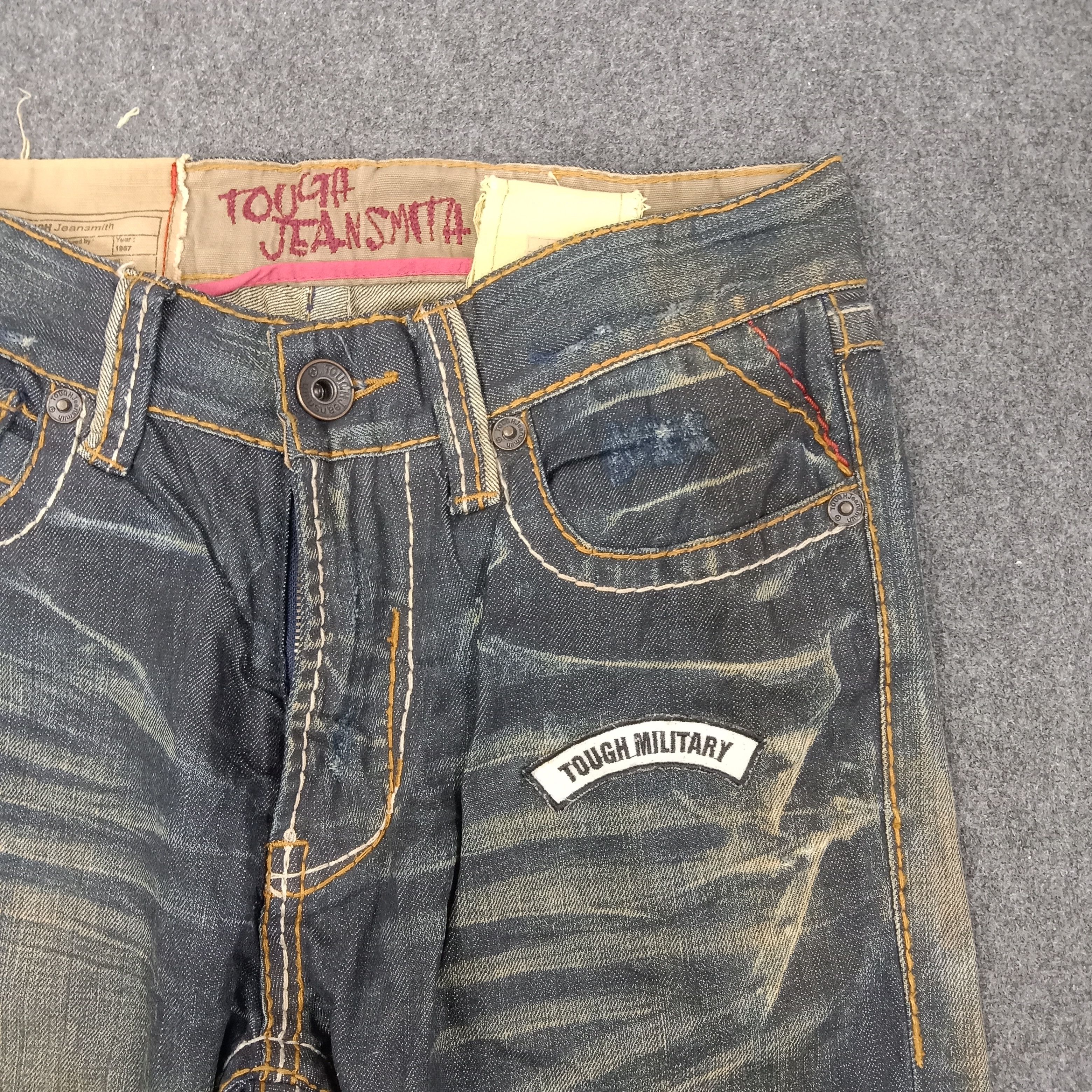 Vintage Tough Jeansmith Street Military Style DenimJeans C258N18 Size US 32 / EU 48 - 3 Thumbnail
