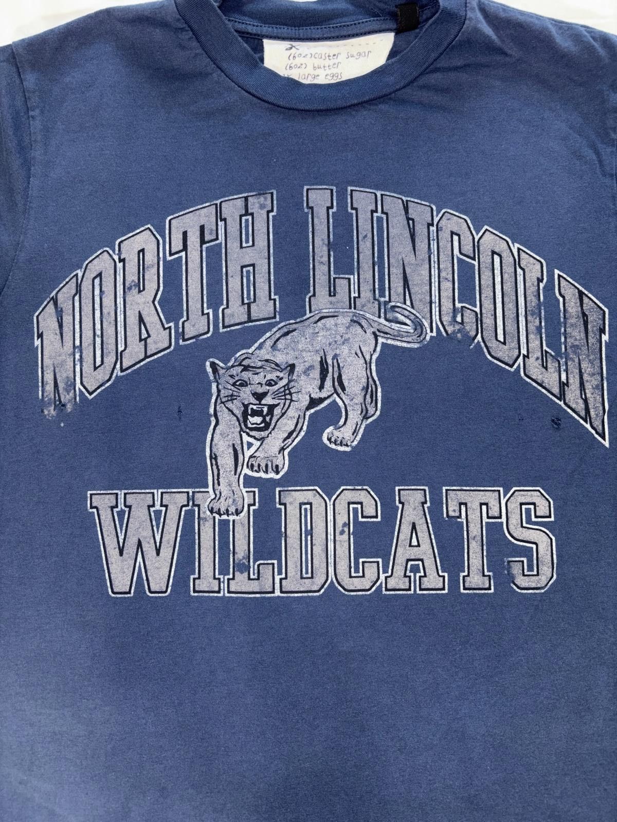 Designer North Lincoln Wildcats Graphic Tee - Blue Size M / US 6-8 / IT 42-44 - 1 Thumbnail