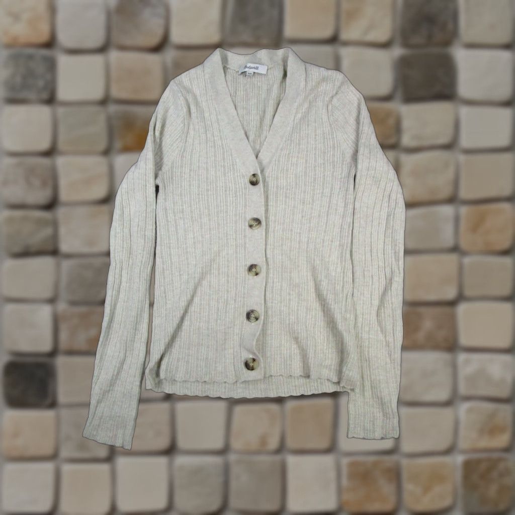 Madewell VINTAGE Madewell Sweater Cardigan Womens XXS Brown Knit V-Neck Wool Blend Shirt/Top Womens XXS Brown Cardigan Size XXS / US 00 / IT 34 - 1 Thumbnail