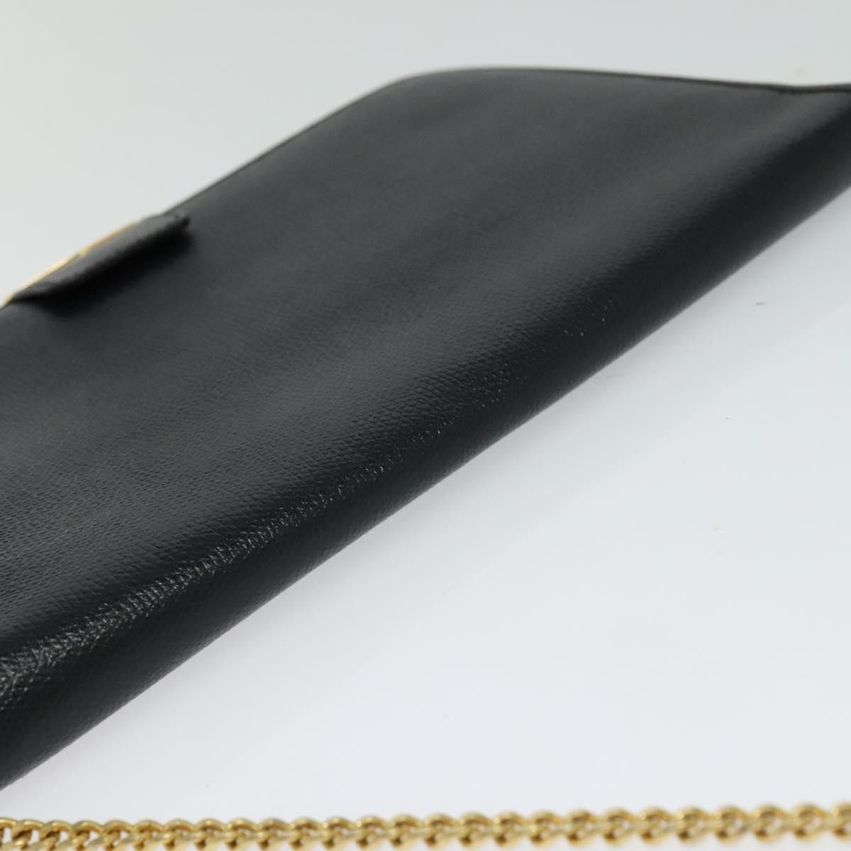 Dior DIOR Chain Shoulder Bag Leather Navy Gold Size ONE SIZE - 6 Thumbnail