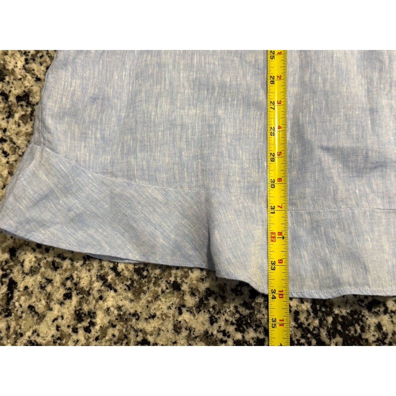 J.McLaughlin J.McLaughlin Wellesley Linen Dress Women's Light Blue Size M Knee A-Line Casual Linen Hand-wash only Regular Knee-length Size M / US 6-8 / IT 42-44 - 2 Thumbnail