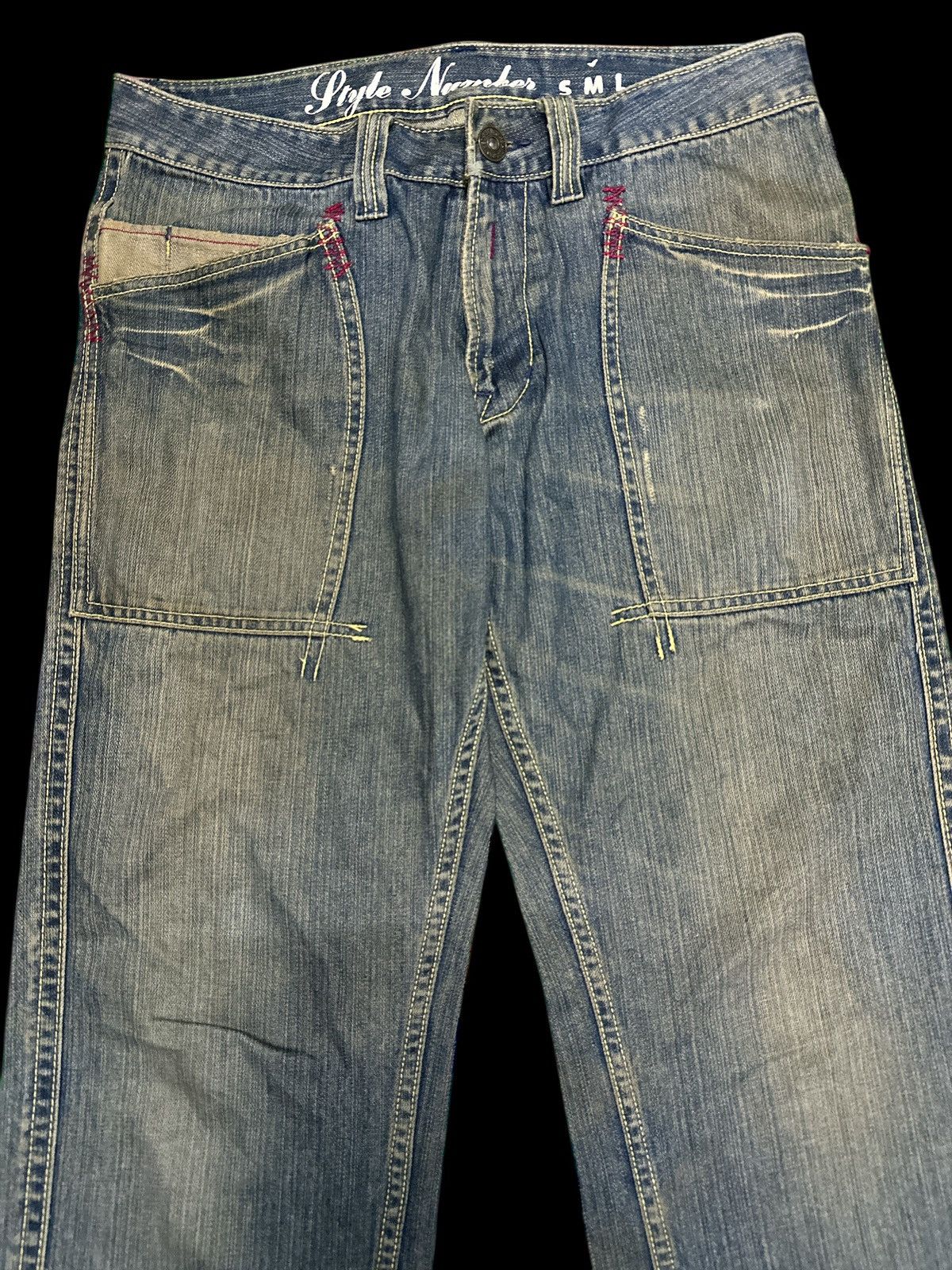 Japanese Brand Flare 💥 Baker Pants Style Number 💥 Size US 34 / EU 50 - 2 Thumbnail