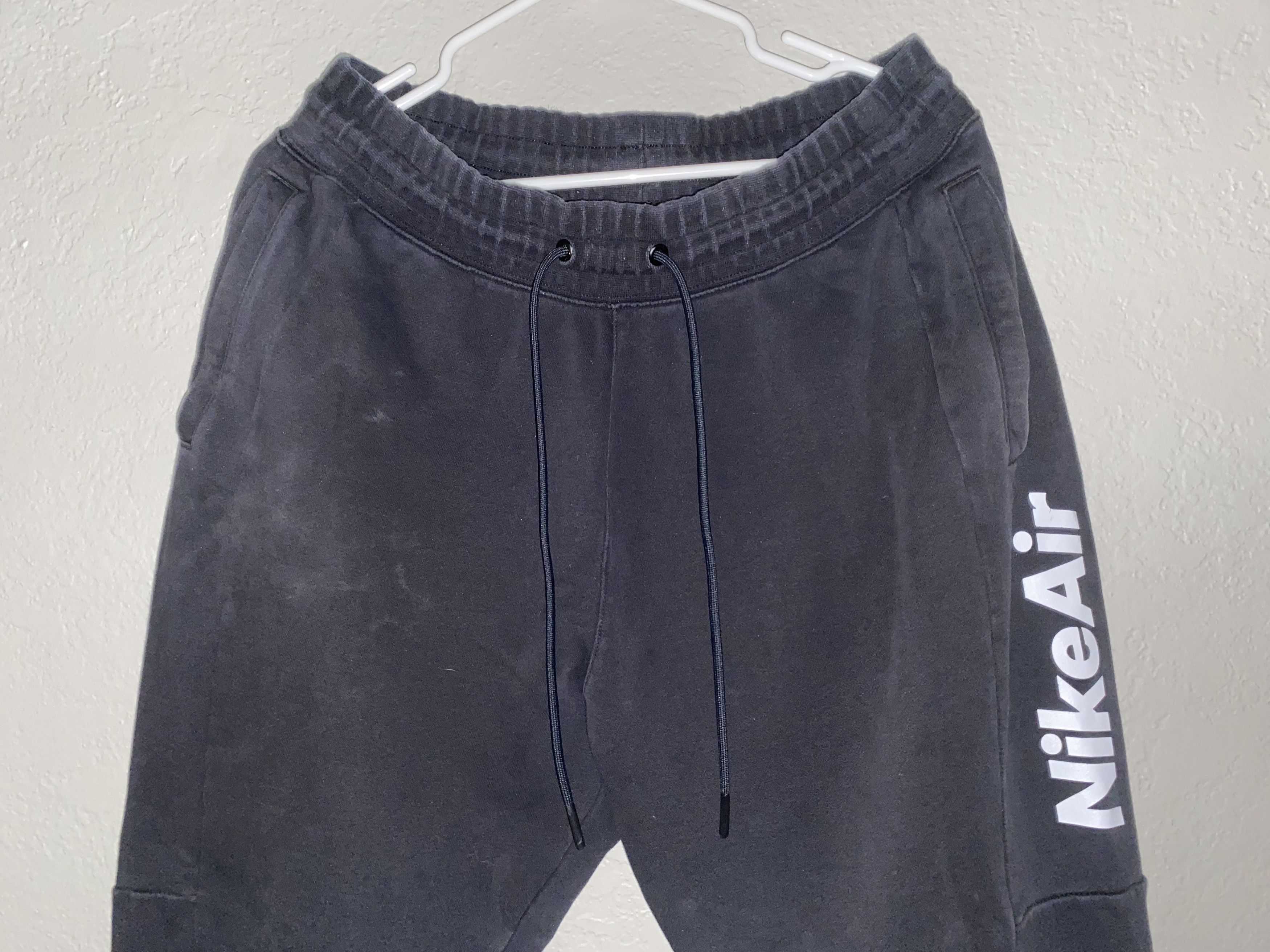 Nike Nike Air Sweatpants Sweat pants BLACK sz LARGE unisex Sports Size US 34 / EU 50 - 2 Thumbnail
