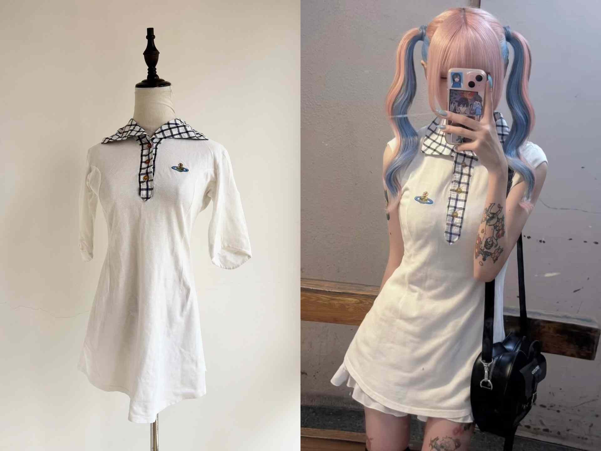 Vivienne Westwood Vivienne Westwood 90s Vintage Saturn Dress Size M / US 6-8 / IT 42-44 - 1 Thumbnail