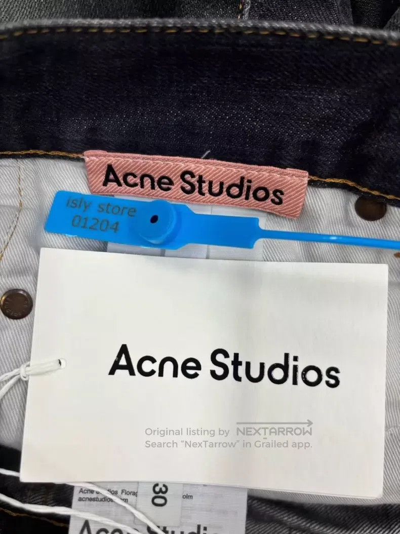 Acne Studios Acne Studios Ink-splashed loose, low-waisted, wide-leg, ex Size US 29 - 4 Thumbnail