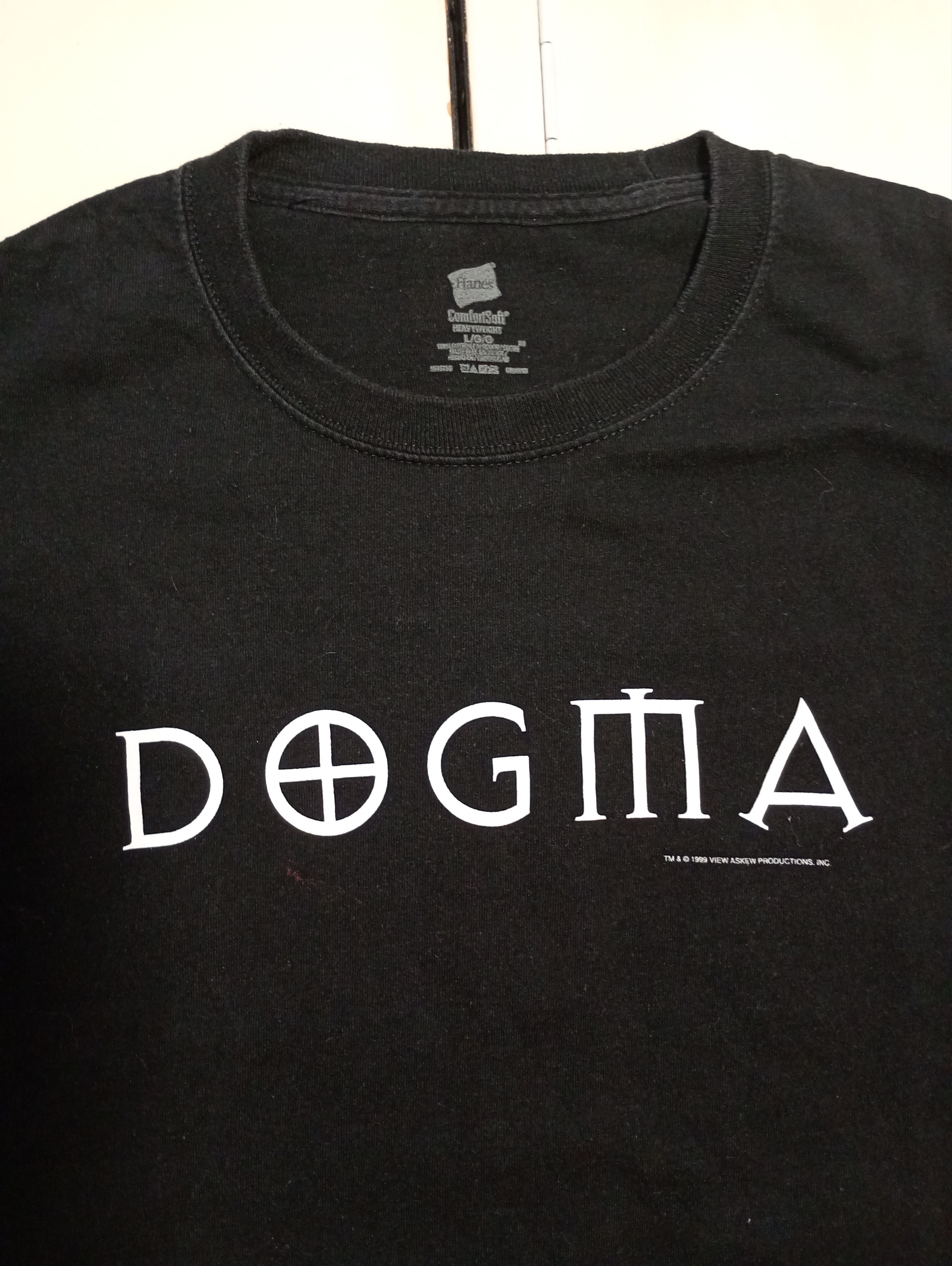 Hanes DOGMA Movie T-Shirt 1999 Size US L / EU 52-54 / 3 - 6 Thumbnail