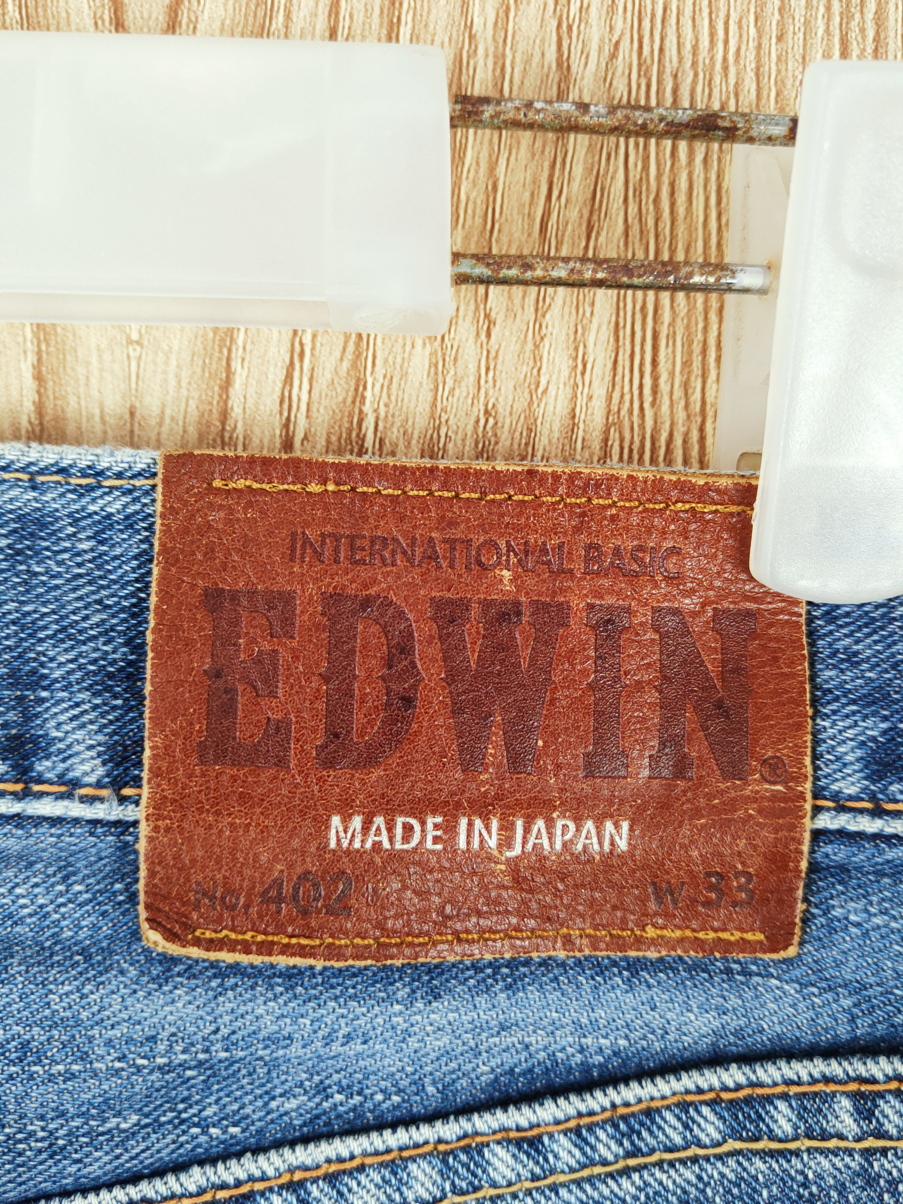 Edwin Edwin Blue Distressed Ripped Jeans #W941 Size US 33 - 7 Thumbnail