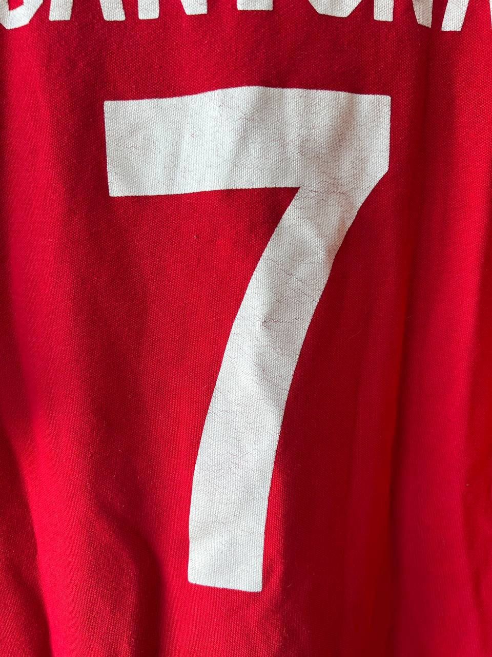 Sports Specialties 1980/82 MANCHESTER UNITED #7 CANTONA RETRO SOCCER SHIRT XL Size US XL / EU 56 / 4 - 10 Thumbnail