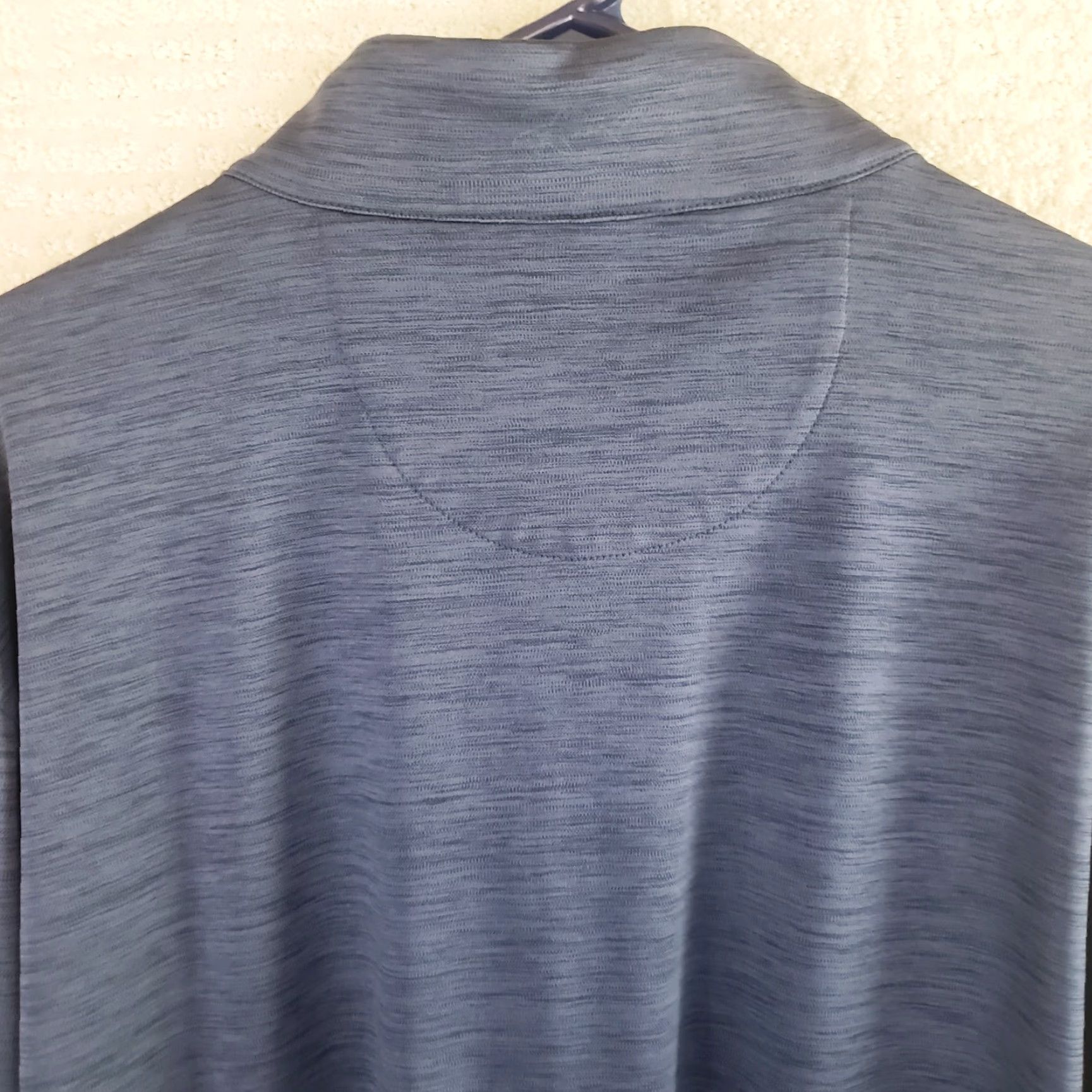 Vintage Greg Norman 1/4 Zip Pullover Blue Heather Long Sleeve Men's XXL Performance Activewear Pullover Zip Size US XXL / EU 58 / 5 - 7 Thumbnail
