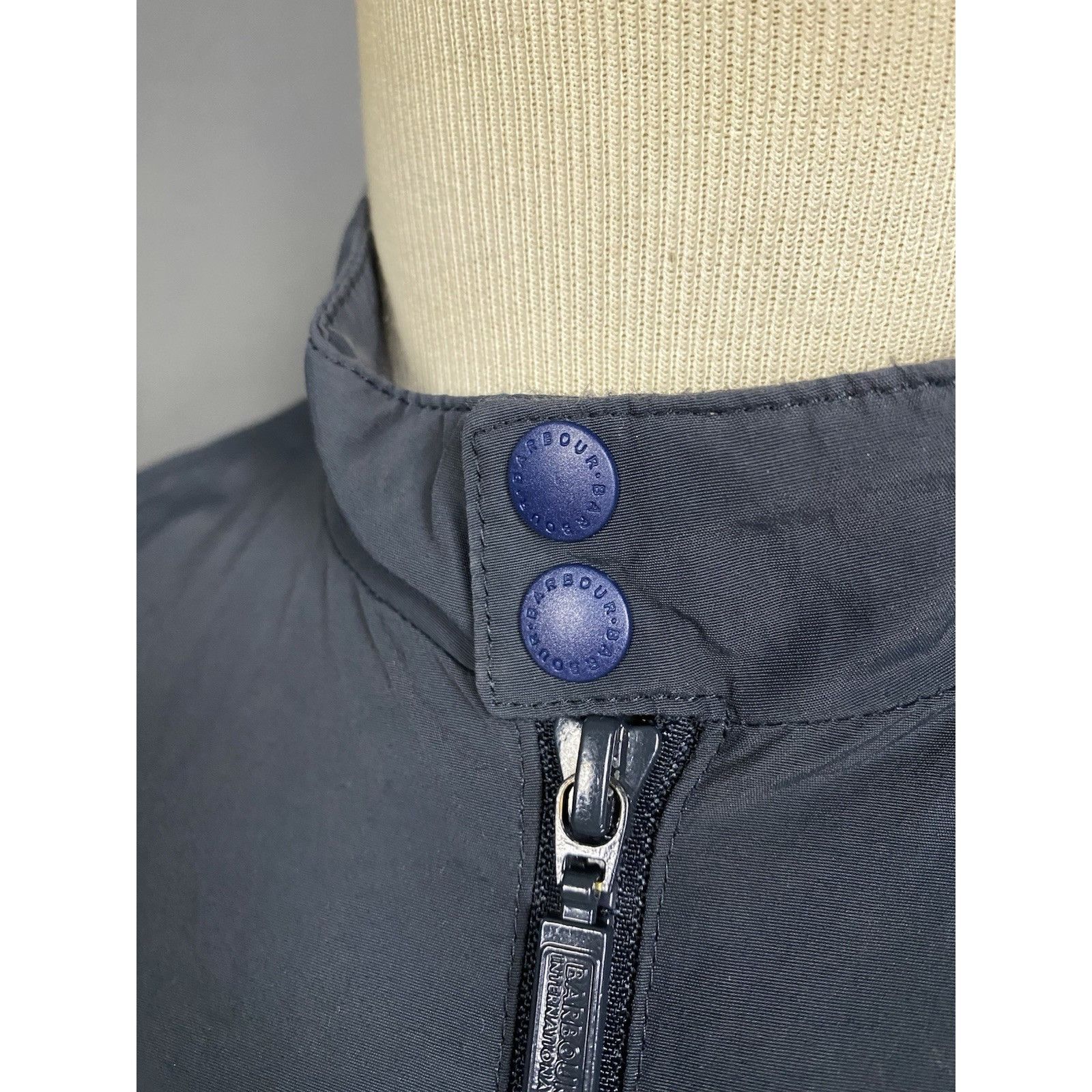 Barbour Barbour Int. Runnel Men's Blue High Neck Bomber Jacket Size Size US S / EU 44-46 / 1 - 10 Thumbnail
