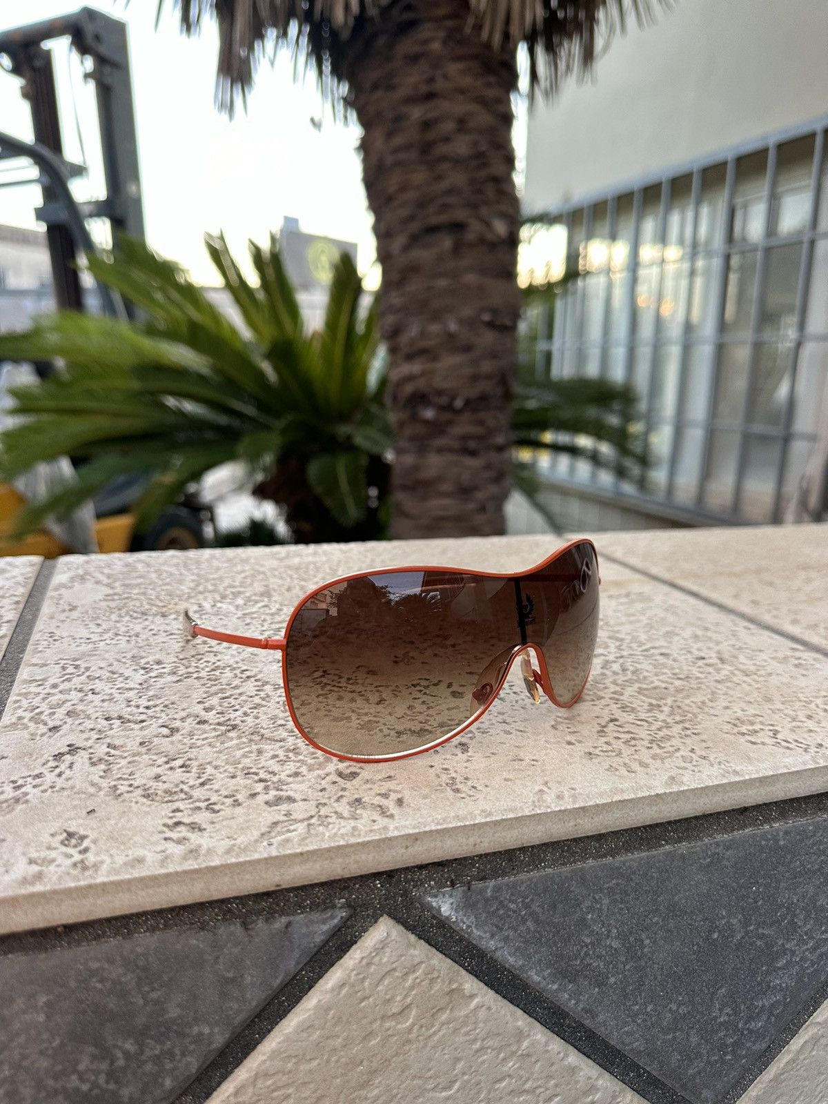 Belstaff Belstaff Sunglasses Orange 1990 Elicopter Collection M03-080 Size ONE SIZE - 1 Thumbnail