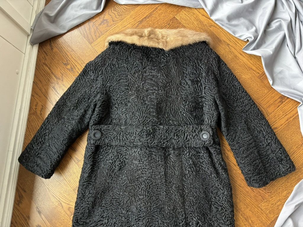 Cccp × Vintage True Vintage Astrakhan Fur Coat 70s Persian Lamb Hair Wool Size M / US 6-8 / IT 42-44 - 11 Thumbnail