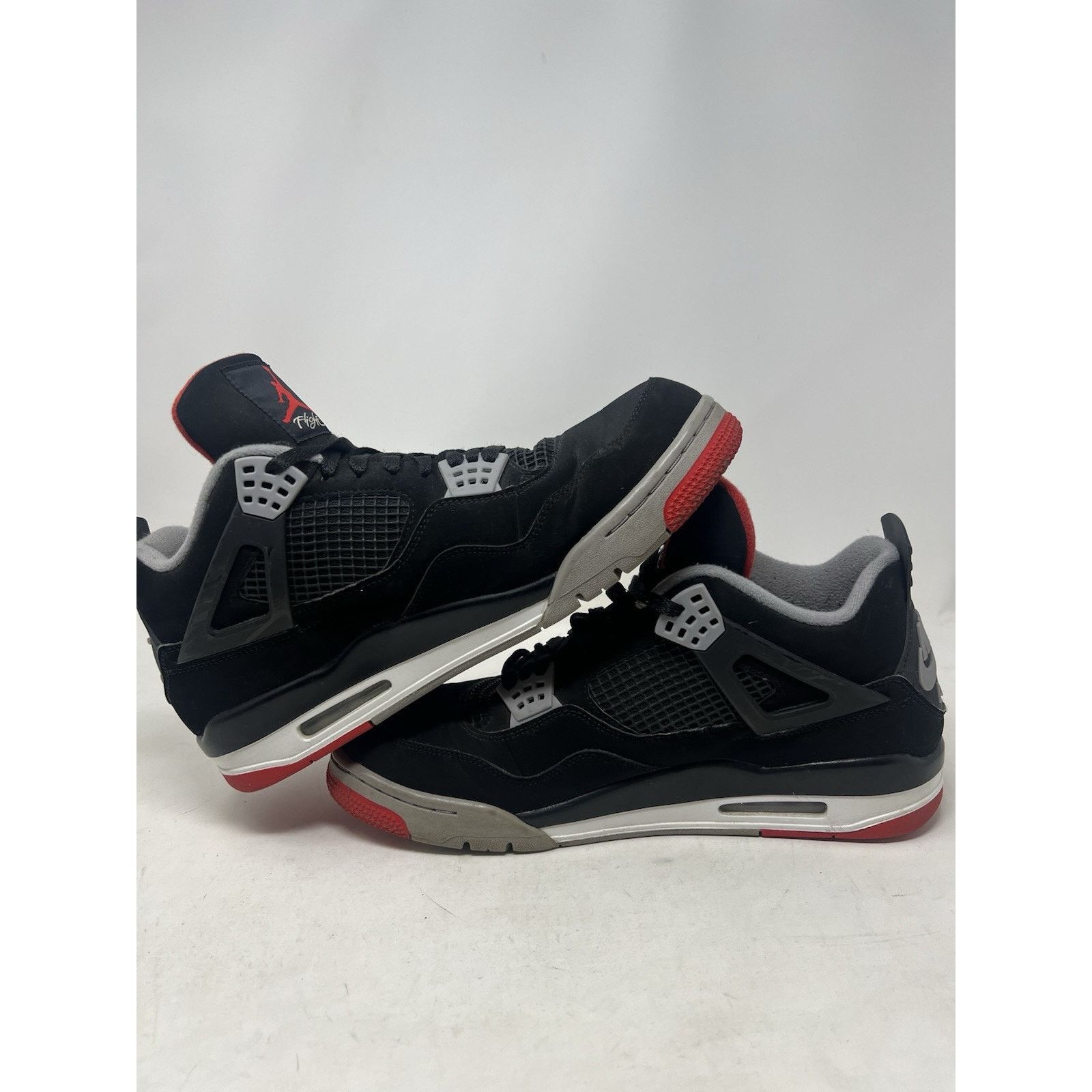 Jordan Brand Air Jordan 4 (IV) : 2019 Black/Fire Red/Cement Grey Size 13 Size US 13 / EU 46 - 9 Thumbnail
