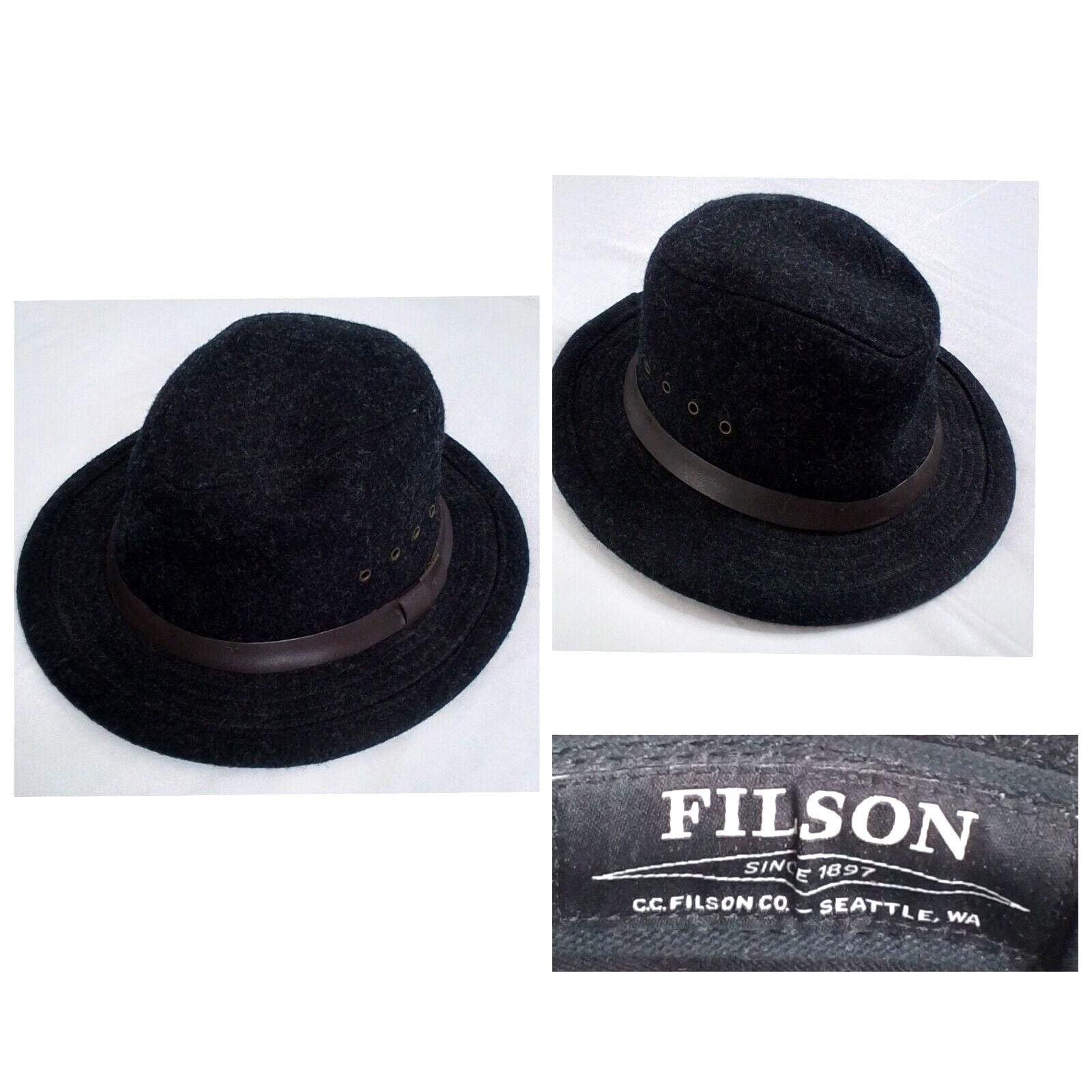 Filson Filson Wool Hat Packer Style Small Charcoal Size ONE SIZE - 1 Thumbnail