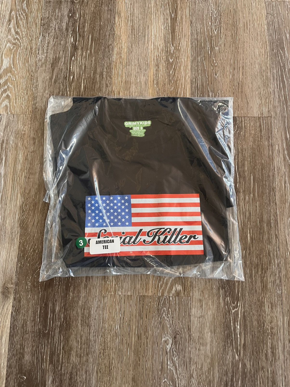 Grimykids Grimykids black serial killer tee Size US XL / EU 56 / 4 - 1 Preview