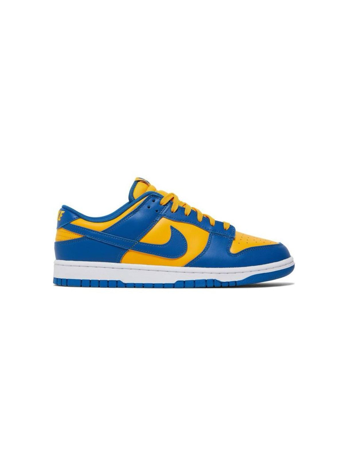 image of Nike Dunk Low Retro Ucla Shoes in Blue Jay/Blue Jay, Men's (Size 9)