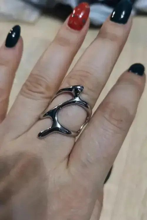 Jewelry Amamiya x Meifa Adjustable Korean Fashion Ring Size ONE SIZE - 6 Thumbnail
