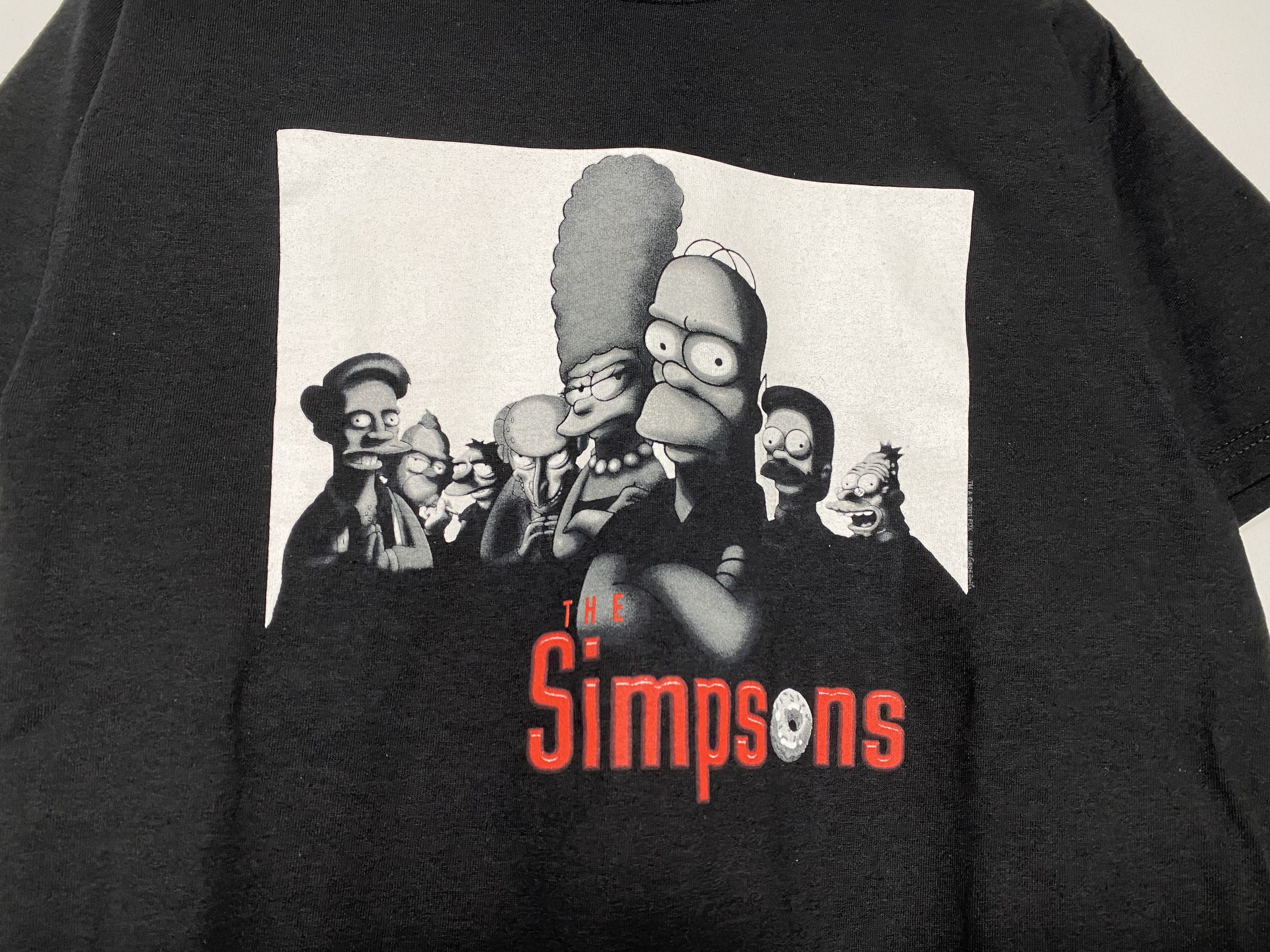 The Simpsons Vintage 2001 The Simpsons Sopranos Parody T-shirt Black Size US L / EU 52-54 / 3 - 3 Thumbnail