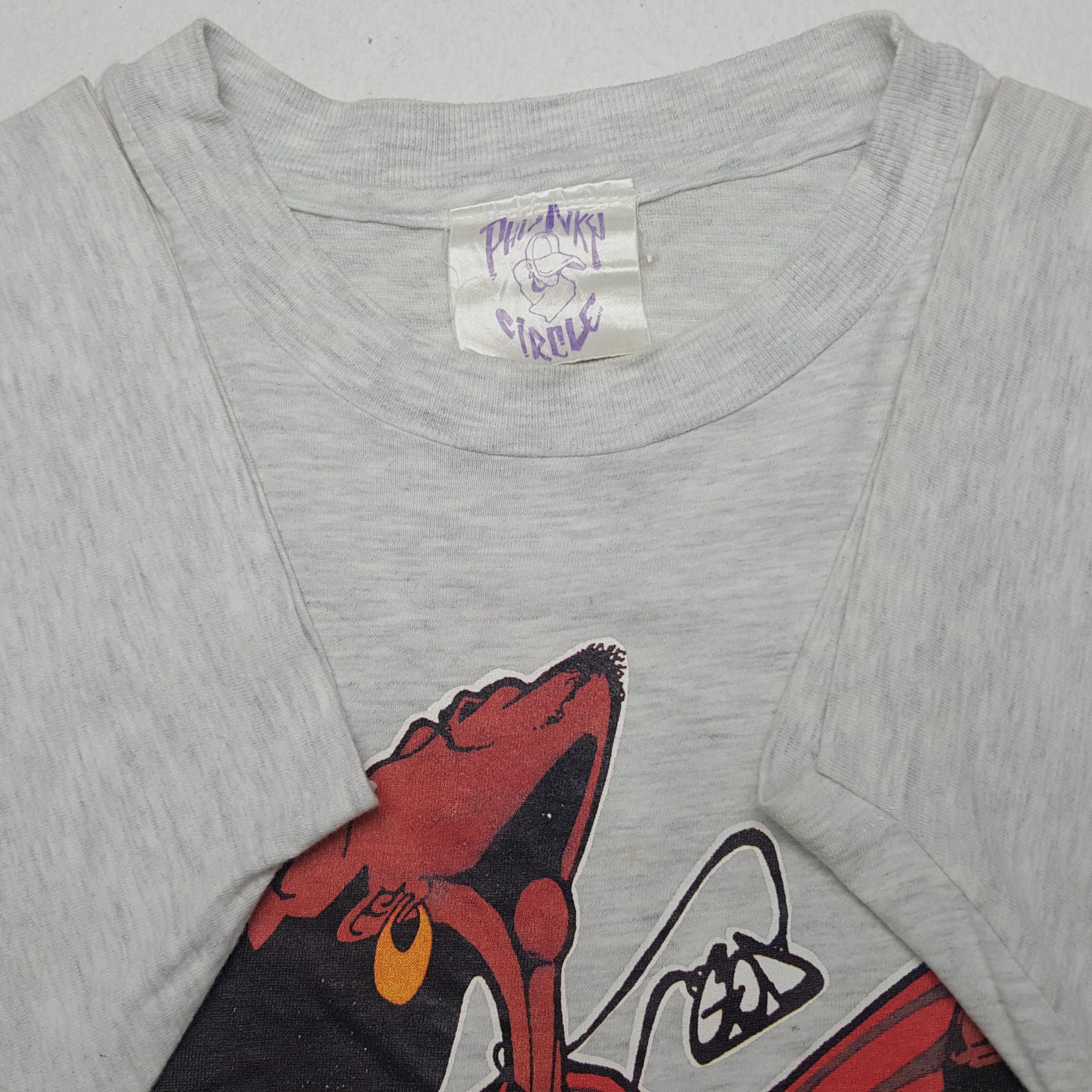 Rap Tees × Vintage Vintage 90's Phunky Circle American Hip Hop Style Tshirt Size US XL / EU 56 / 4 - 5 Thumbnail