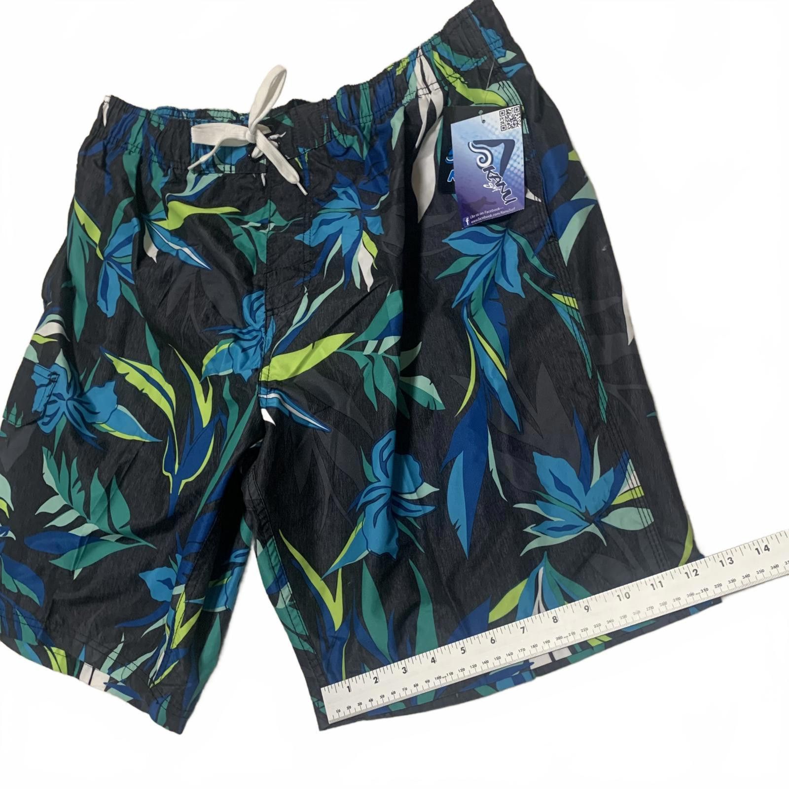 Other Kanu Surf Men's XXL Swim Trunks Blue Green Leaf Size US 40 / EU 56 - 5 Thumbnail