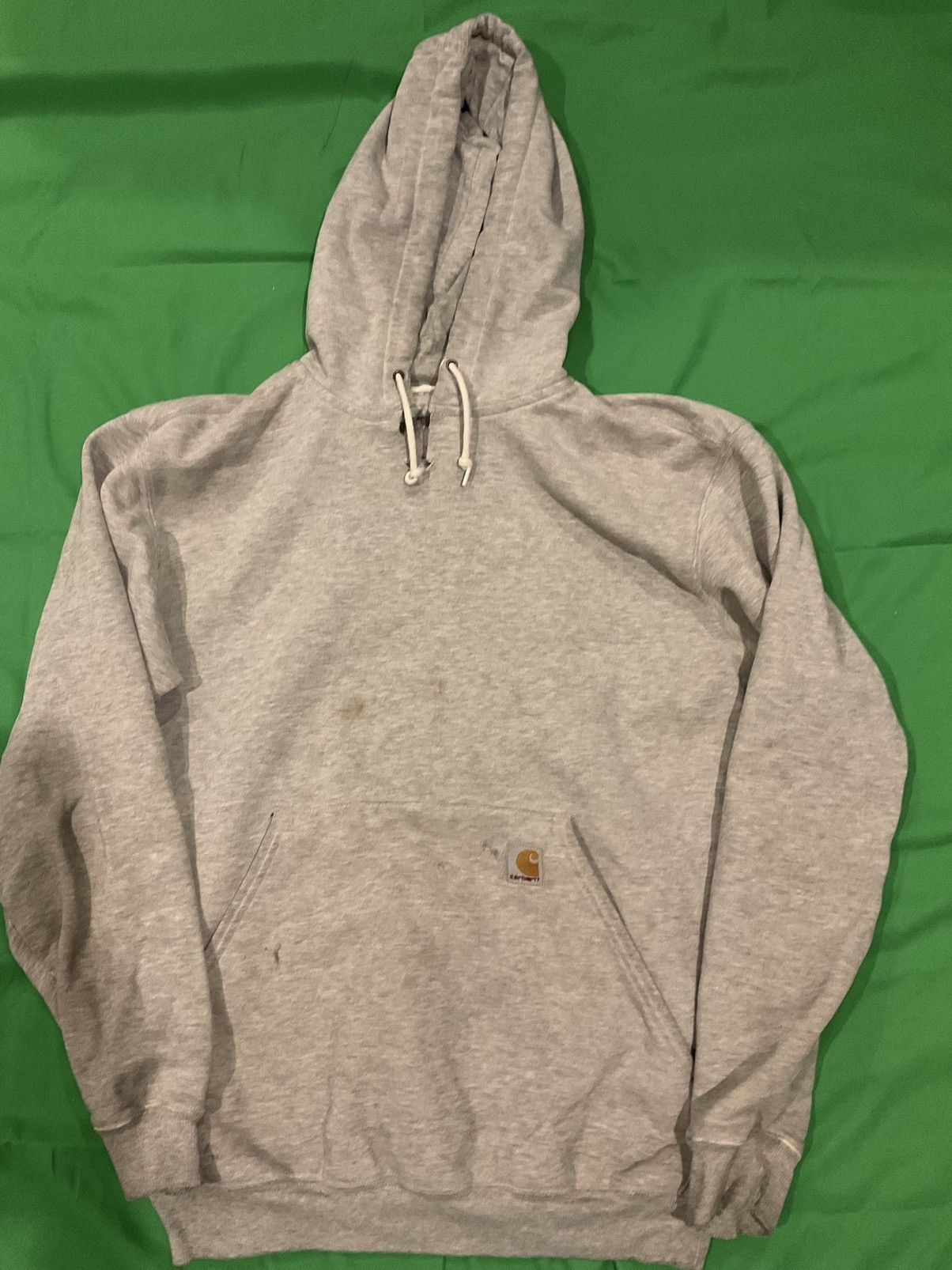 Carhartt × Vintage Vintage Grey Carhartt hoodie sweatshirt Size US M / EU 48-50 / 2 - 1 Thumbnail