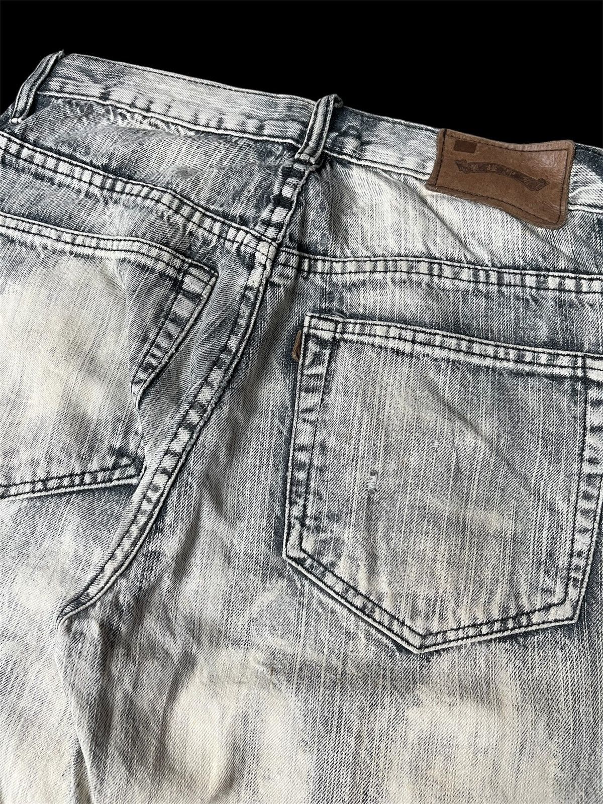 If Six Was Nine × Japanese Brand × Le Grande Bleu (L.G.B.) Japanese Bernings Sho Poem skulls punk Size US 31 - 6 Thumbnail