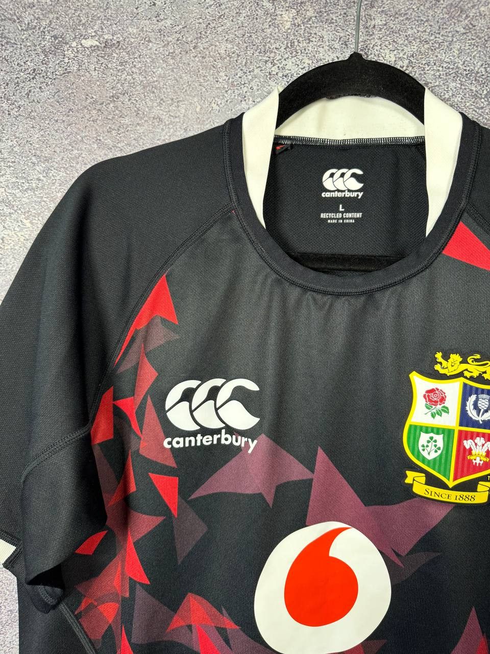 Canterbury of New Zealand × Vintage BRITISH IRISH LIONS RUGBY JERSEY CANTERBURY 2020/21 Large Size US L / EU 52-54 / 3 - 6 Thumbnail
