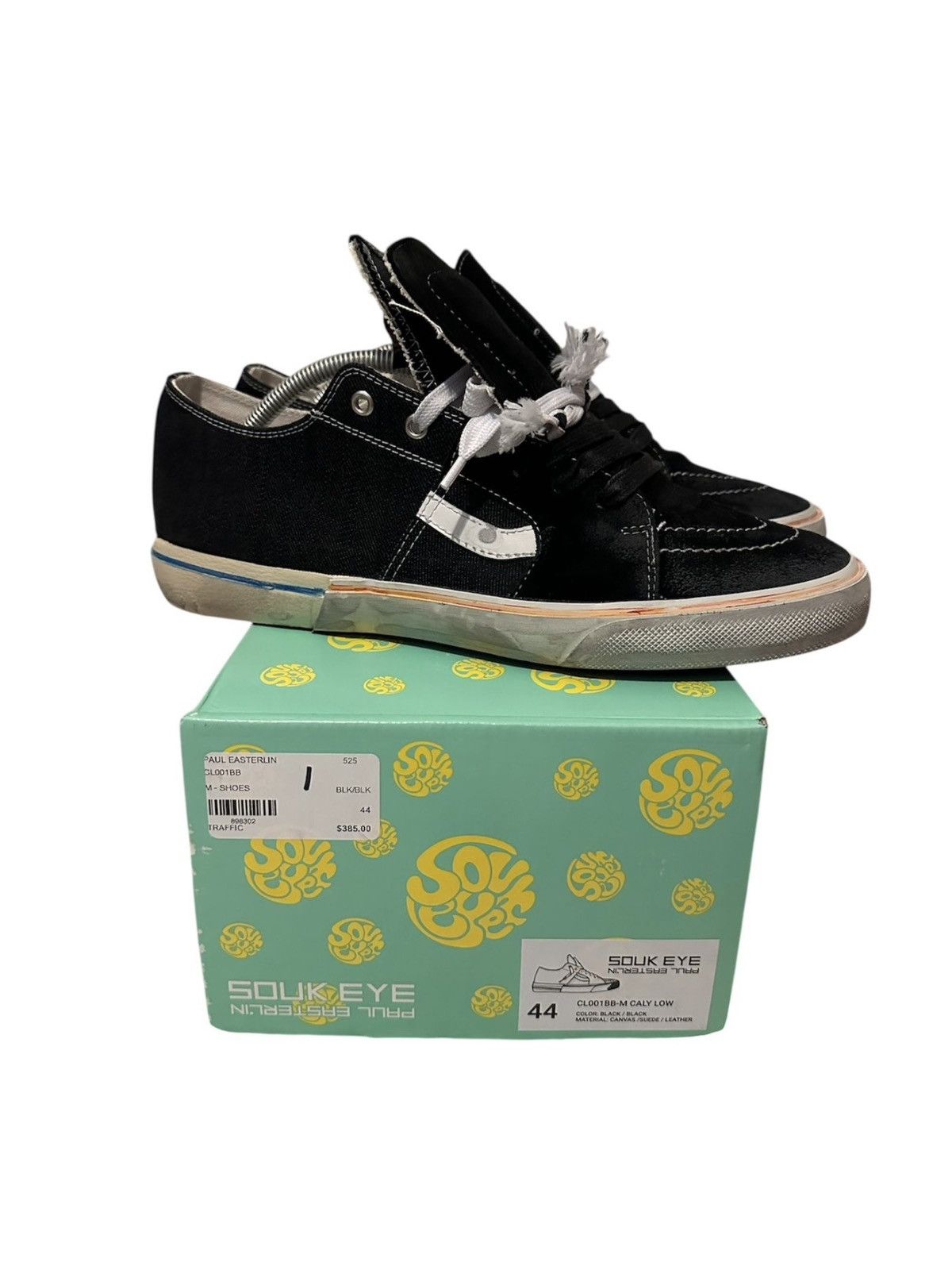 Other Paul Easterlin ‘Souk Eye Caly Star Low’ Black/Black Size US 11 / EU 44 - 4 Thumbnail