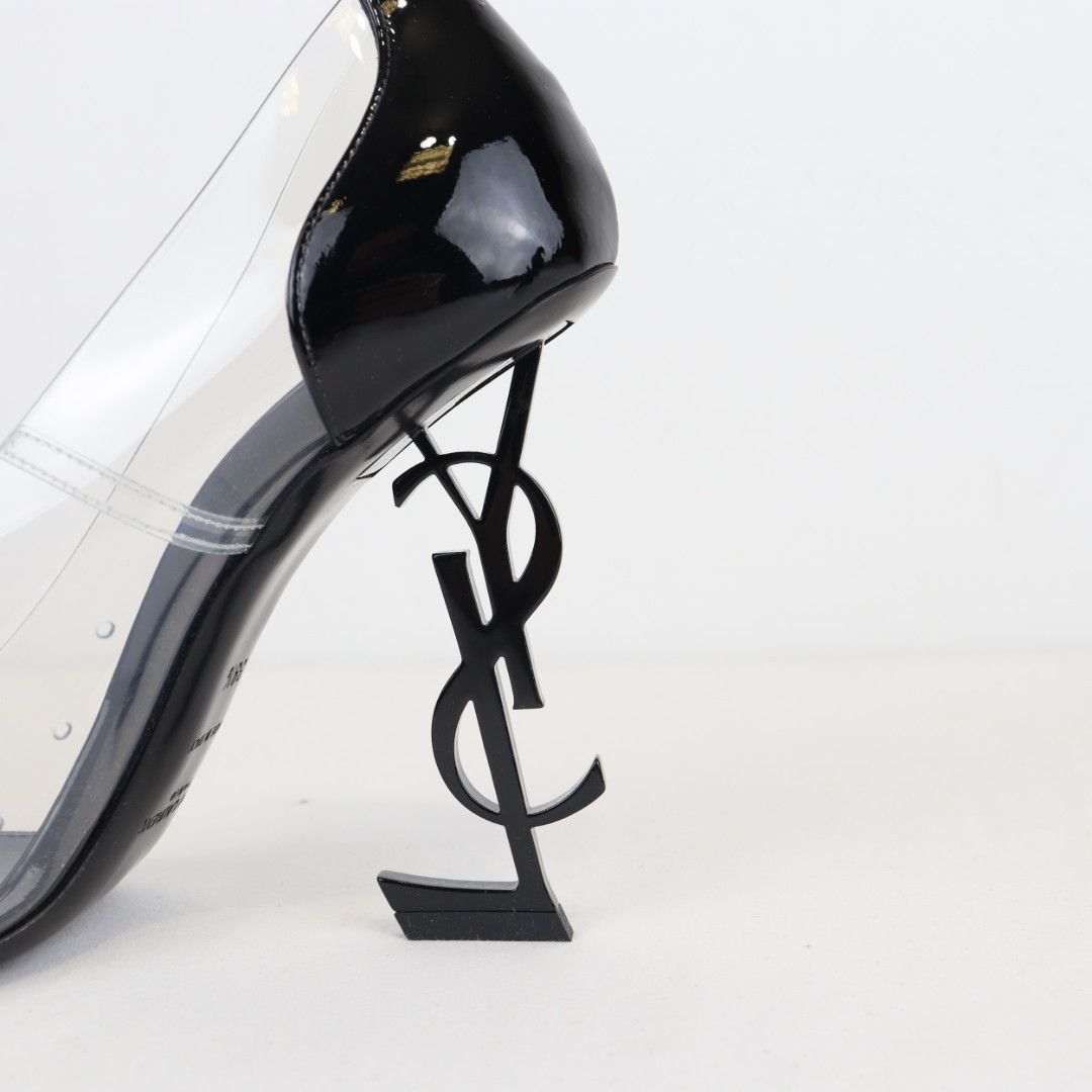 Saint Laurent Paris o1rshd1 Opyum 110 Pump in Nero/Transparent Size US 9.5 / IT 39.5 - 6 Thumbnail