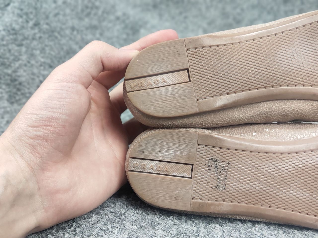 Prada Prada Vintage Logo Slip On bow Ballerina Ballet Flats Shoes Size US 9 / IT 39 - 14 Thumbnail