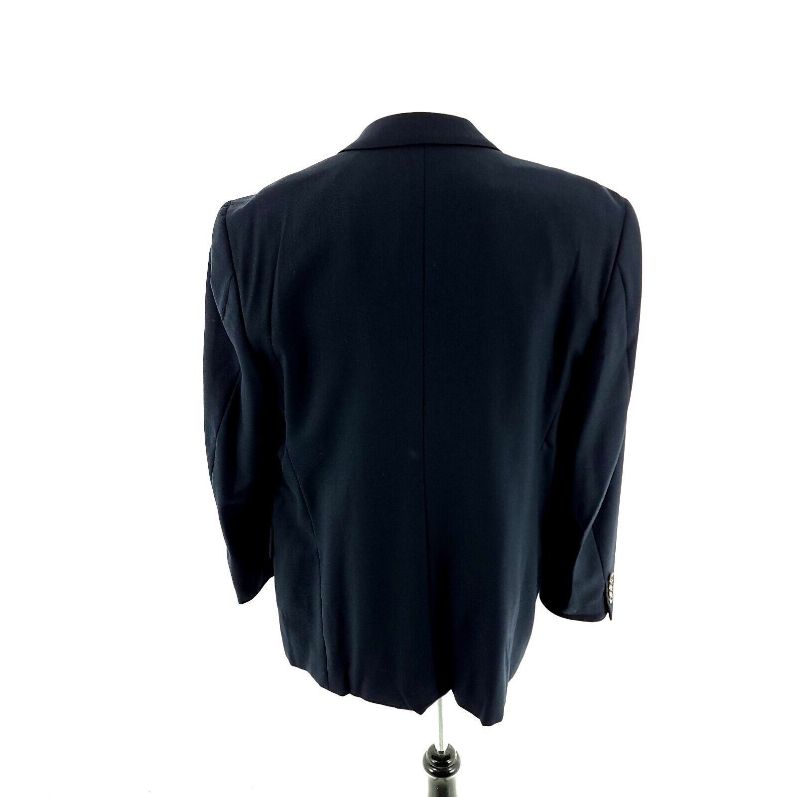 Joseph Abboud DAMAGED Joseph Abboud Wool 2 Button Blazer 42R Blue Size 42R - 6 Thumbnail