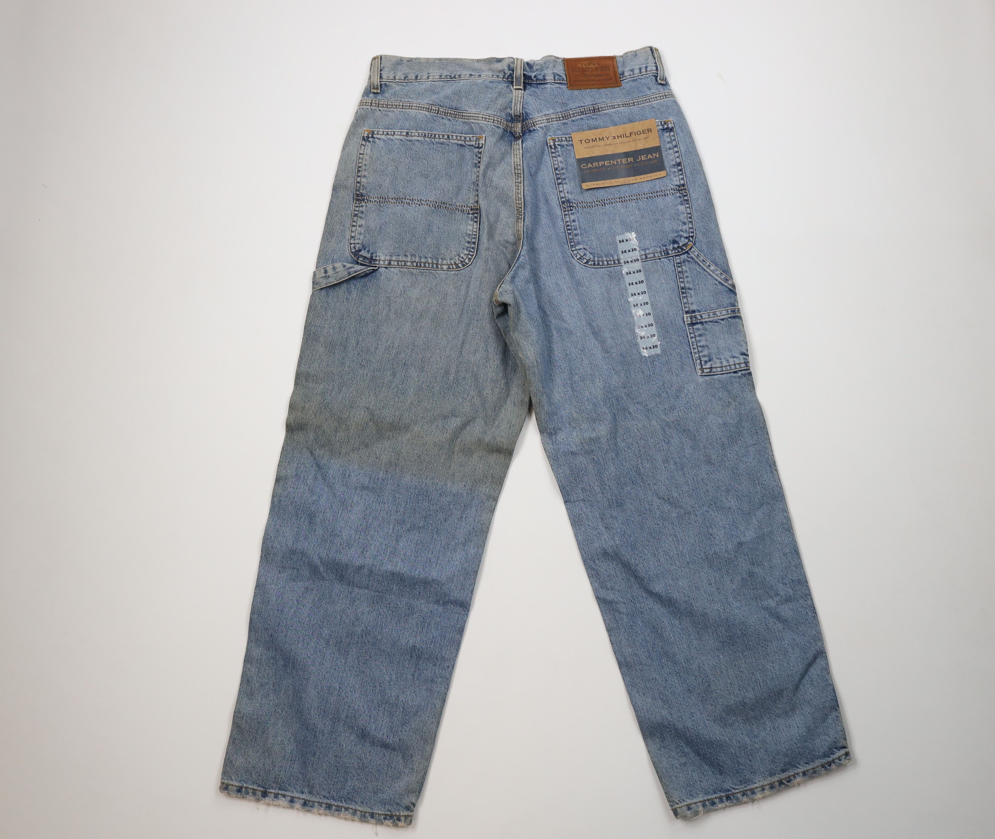 Tommy Hilfiger Deadstock Vintage Y2K 2002 Tommy Hilfiger Carpenter Jeans Size US 34 / EU 50 - 8 Thumbnail