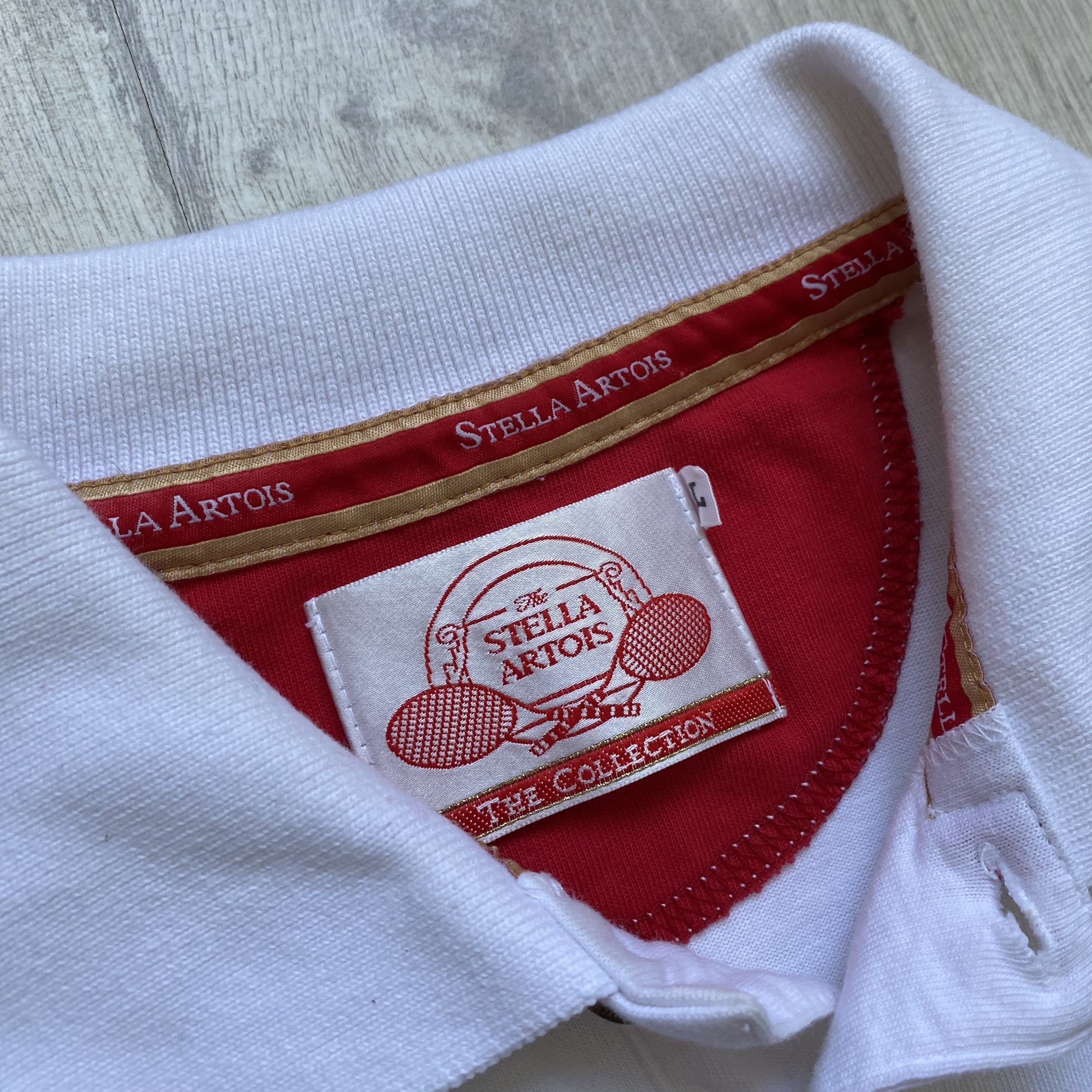 Heineken Vintage 90s Stella Artois Polos Tee Y2K Drink beer Size US M / EU 48-50 / 2 - 4 Thumbnail