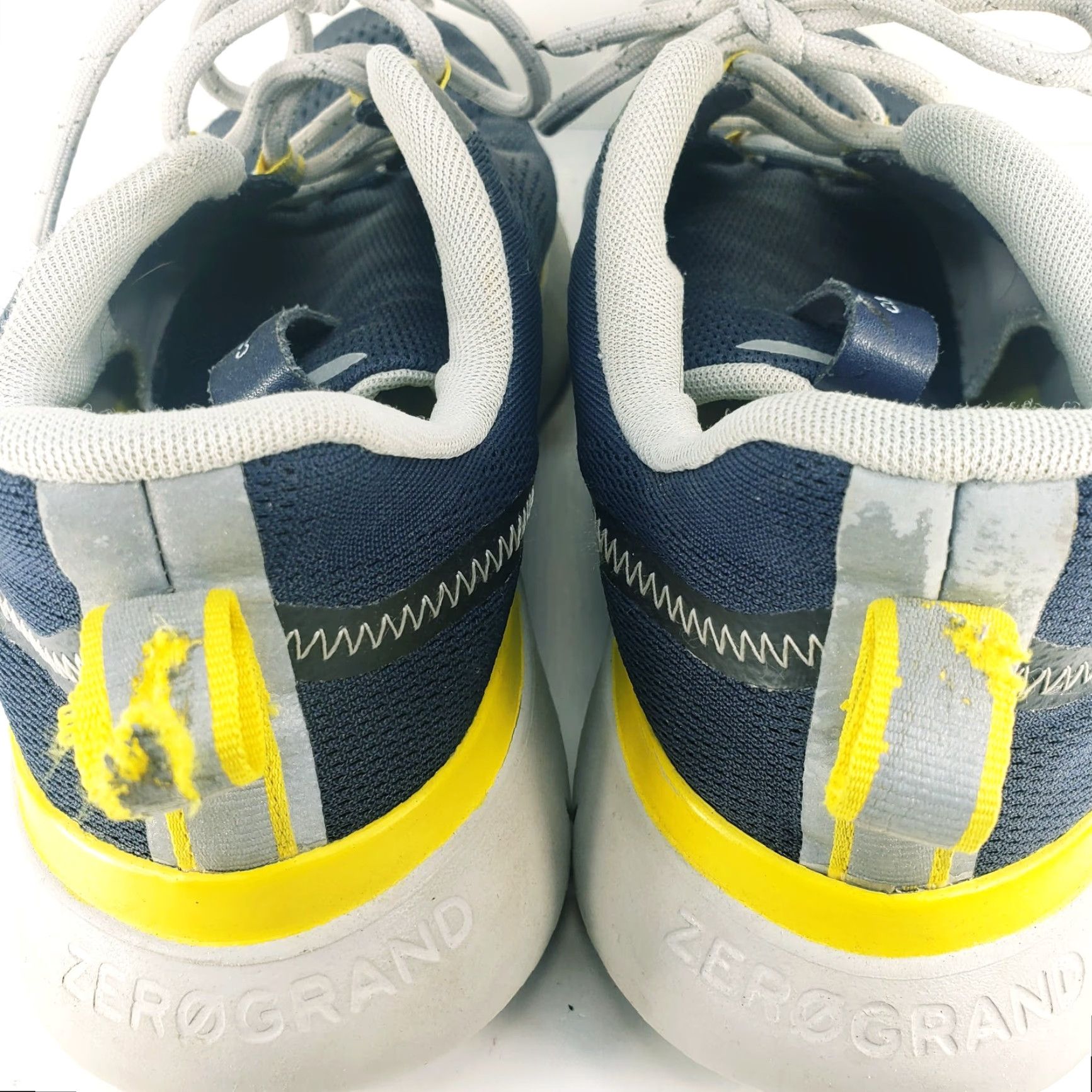 Cole Haan VINTAGE Cole Haan Zerogrand Journey Runner Men 11M Navy Blue Yellow White Sneaker Mens Shoes Size US 11 / EU 44 - 7 Thumbnail