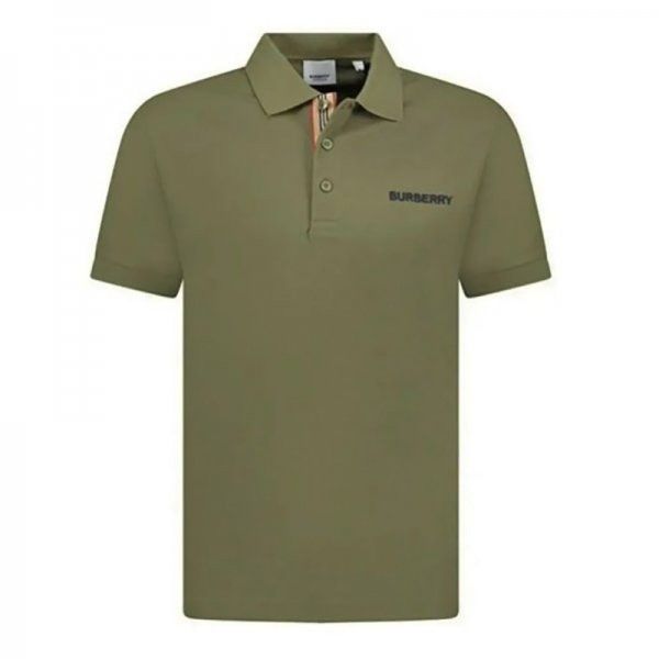 Burberry o1w1db10326 Hartford Polo Shirt in Olive Green Size US M / EU 48-50 / 2 - 1 Preview
