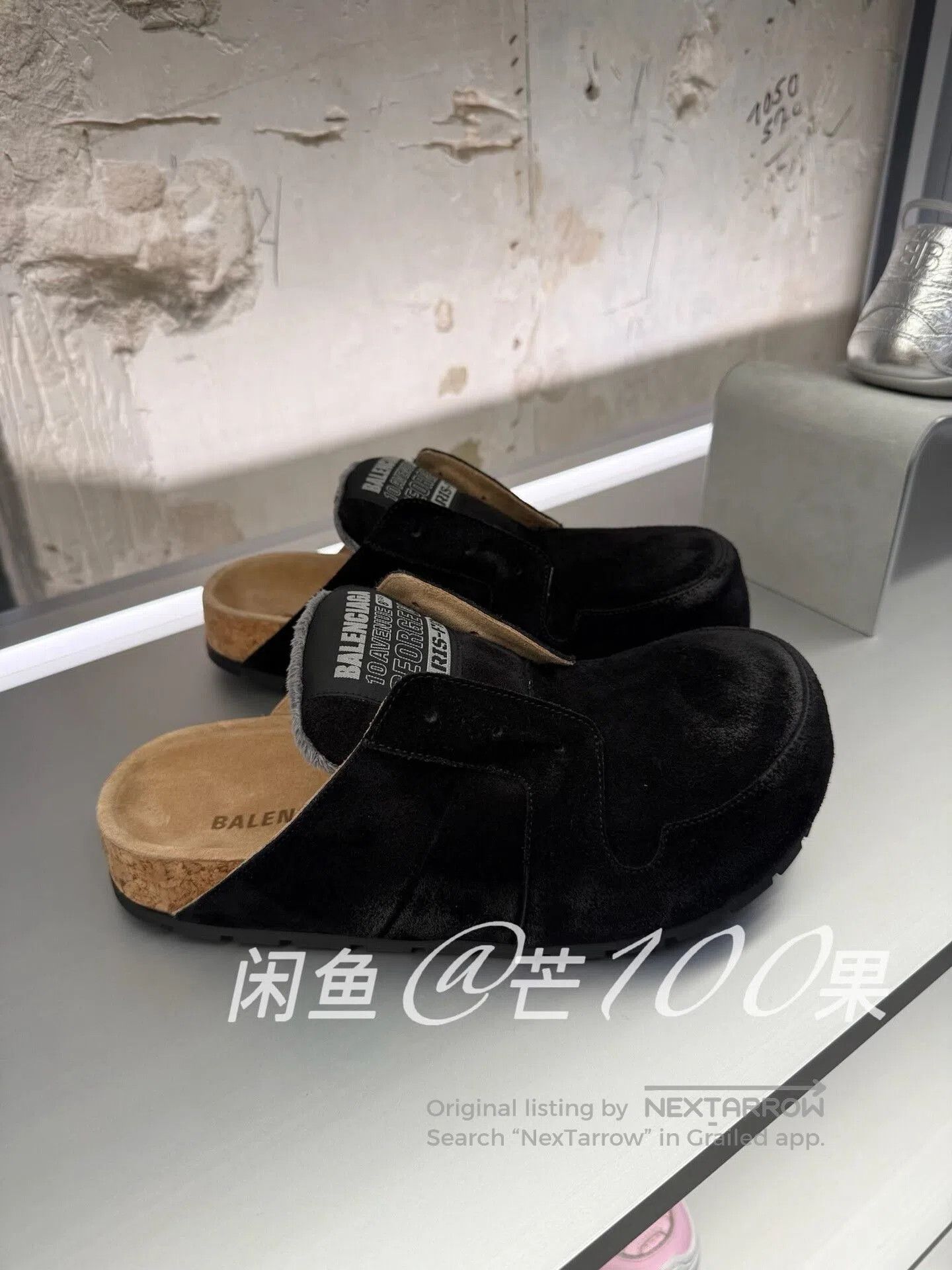 Balenciaga Balenciaga 26 Black Suede Mules. Size US 10 / EU 43 - 1 Thumbnail