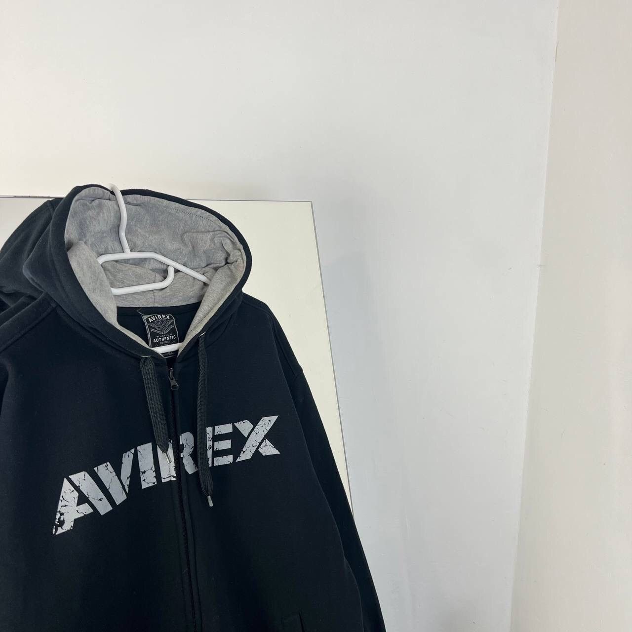 Avirex Avirex Vintage Zip Hoodie Boxy Fit 90s Big Logo Size US XL / EU 56 / 4 - 2 Thumbnail