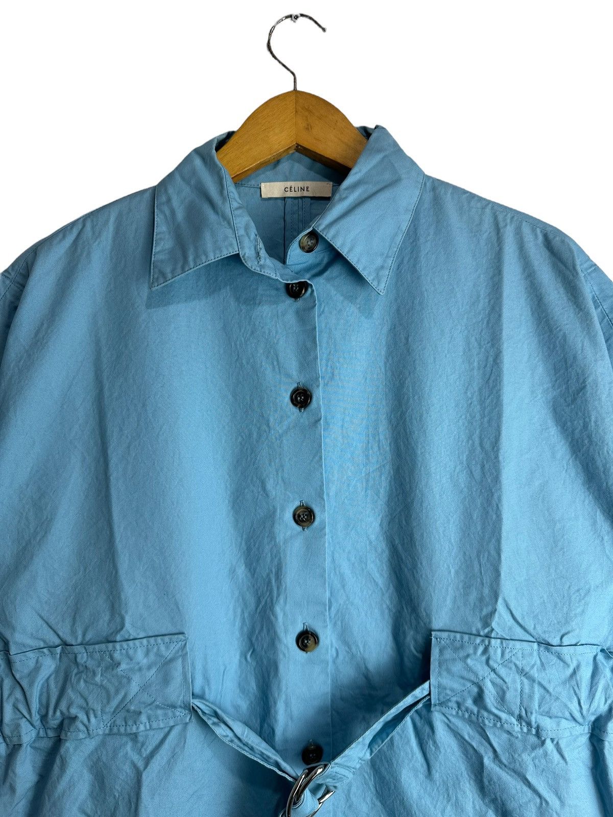 Celine CELINE BELT SHIRT Size M / US 6-8 / IT 42-44 - 5 Thumbnail