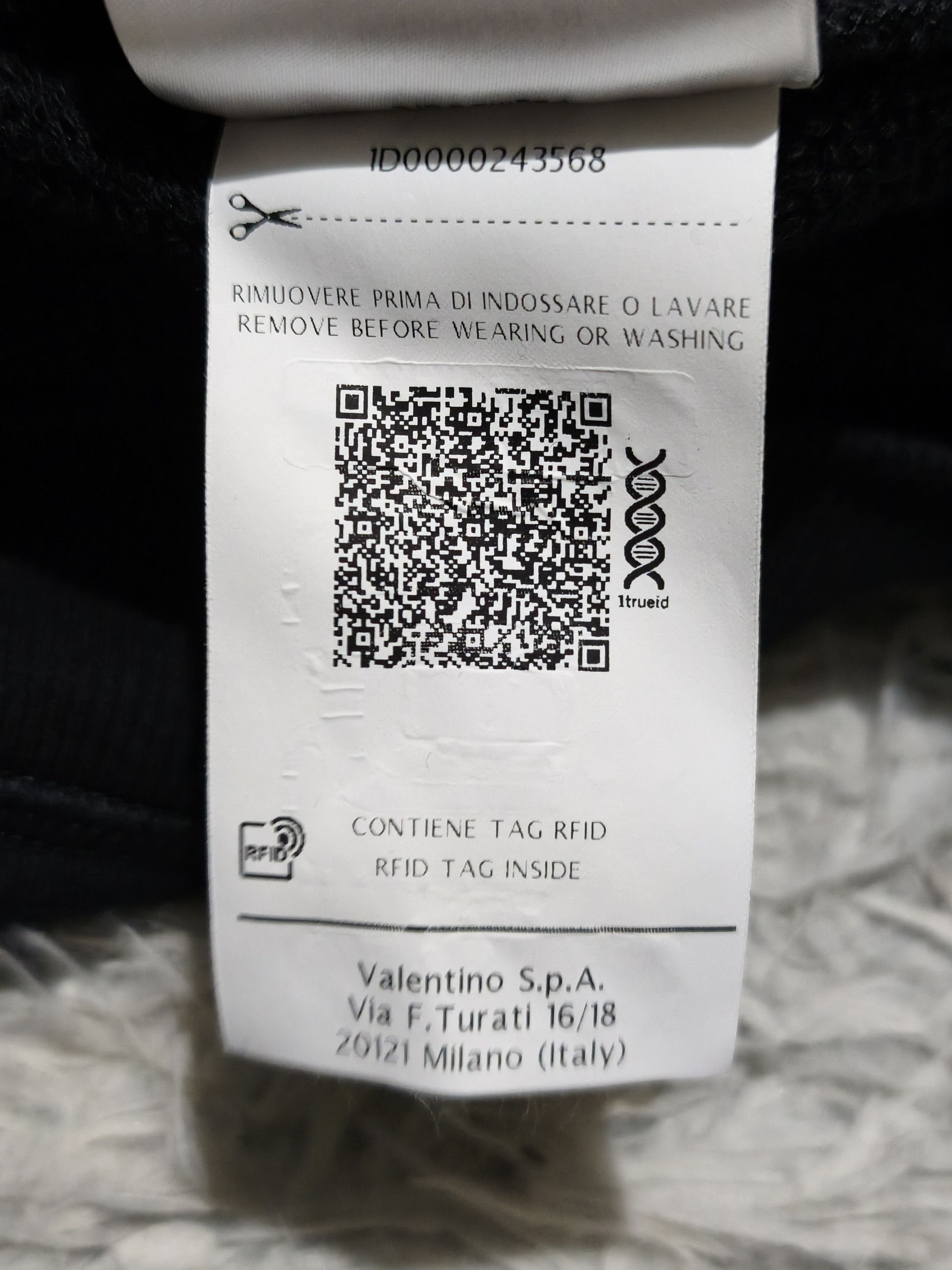 Valentino Valentino VLTN Logo Sweatshirt Size US S / EU 44-46 / 1 - 9 Thumbnail