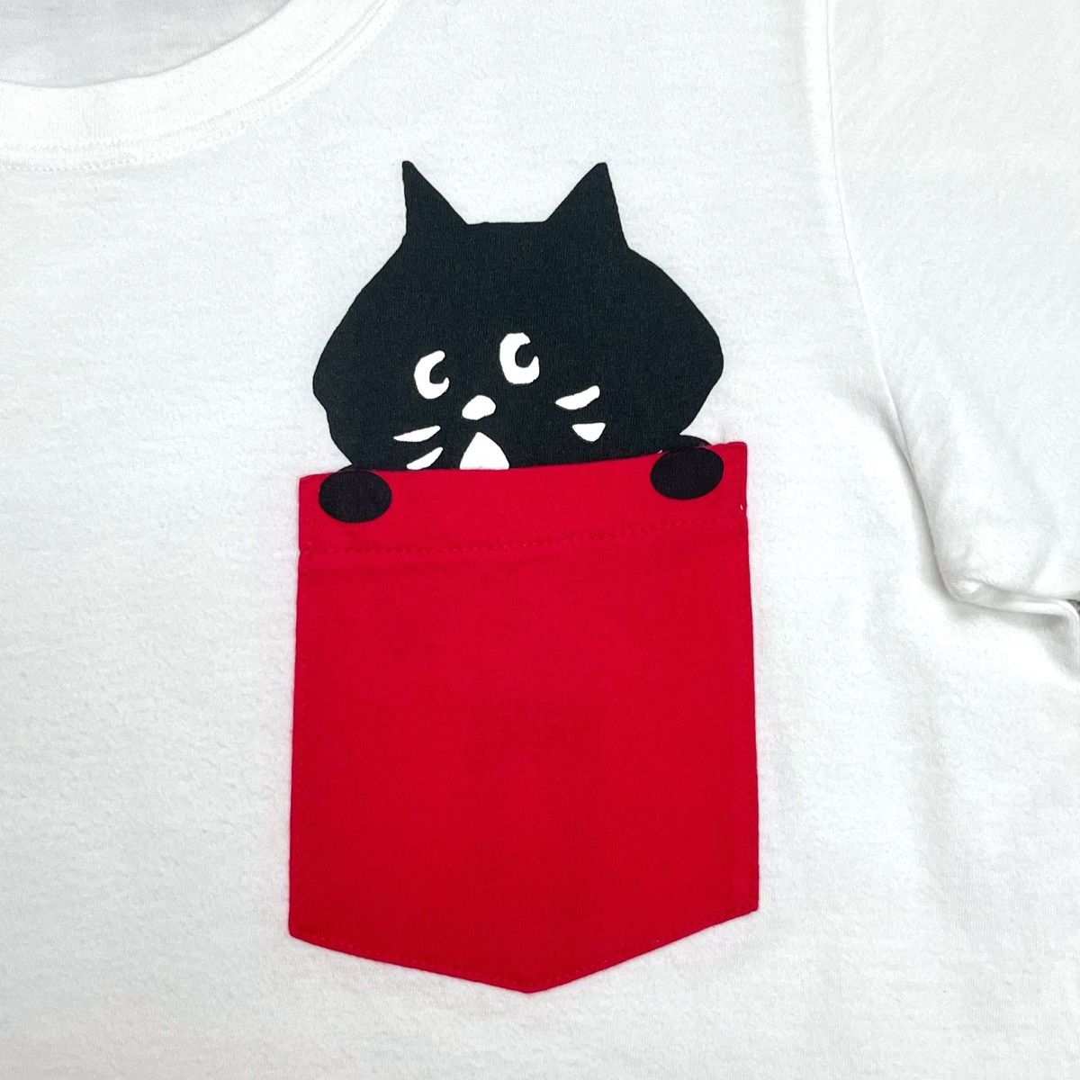 Ne-Net Ne-Net by Issey Miyake RED Pocket Tee Size US S / EU 44-46 / 1 - 4 Thumbnail