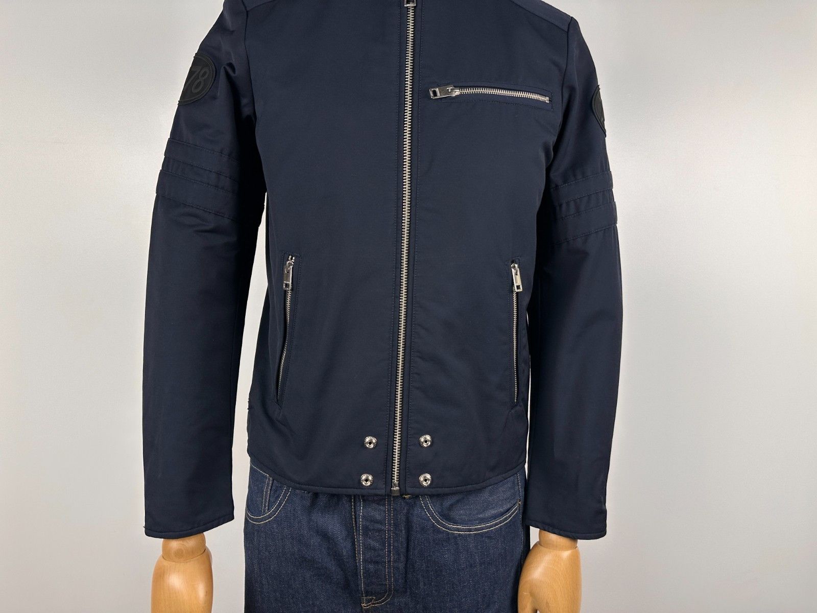 Diesel Diesel Glory Bikers Jacket Light Padded Size S Navy Size US S / EU 44-46 / 1 - 3 Thumbnail