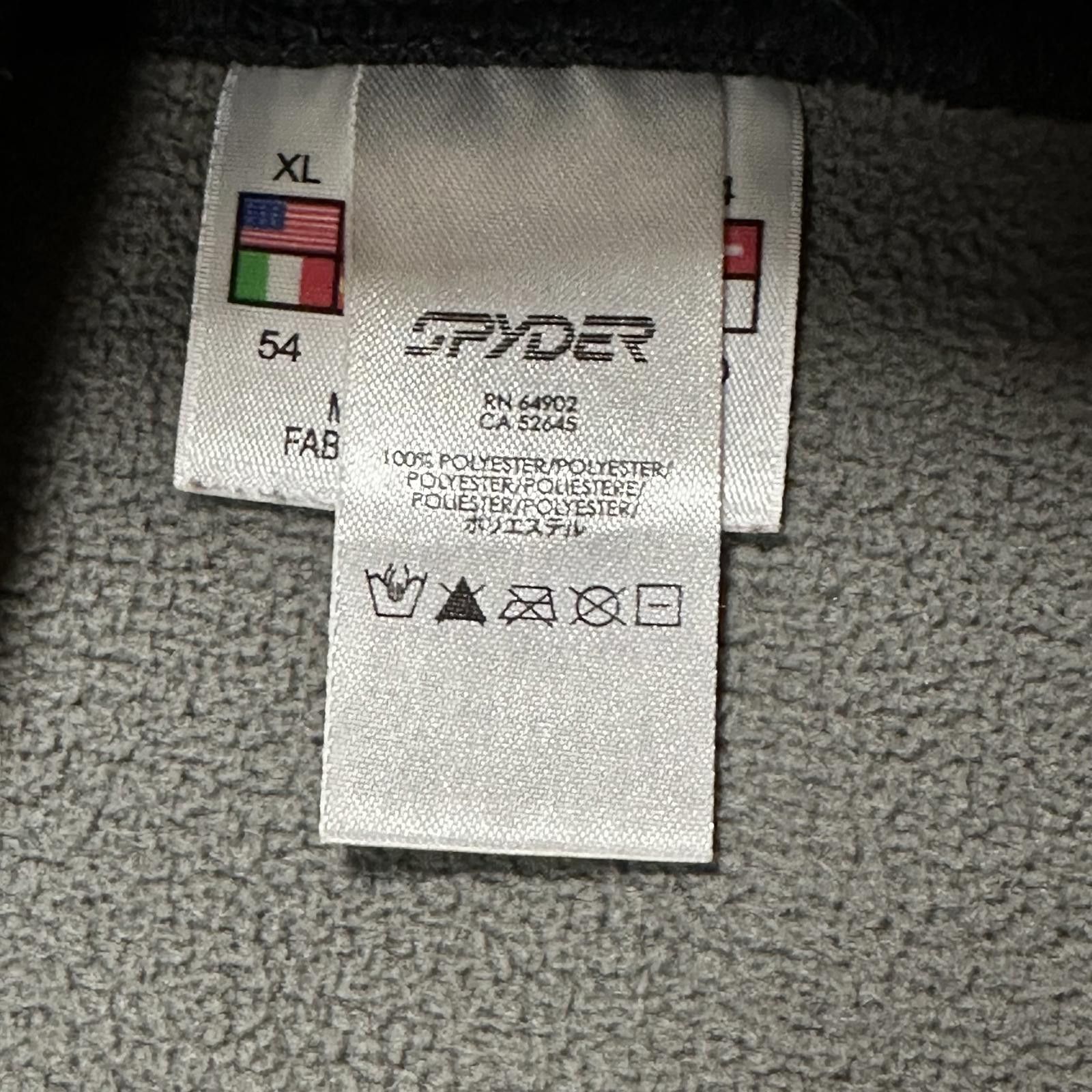 Spyder Spyder Menswear Sweater Medium Gray Half-Zip Pullover Size US XL / EU 56 / 4 - 7 Thumbnail