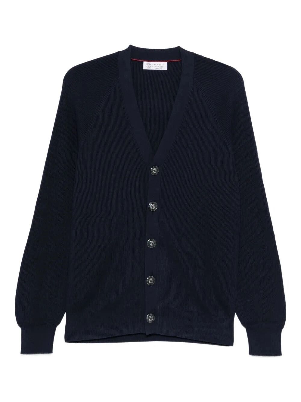 Brunello Cucinelli English Rib Knit Cardigan Size US M / EU 48-50 / 2 - 1 Thumbnail